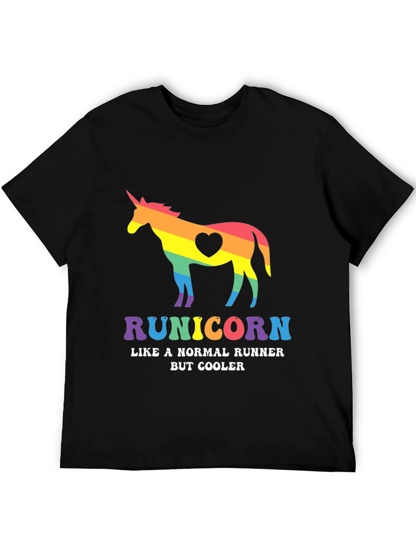 Runicorn Rainbow Graphic Tee