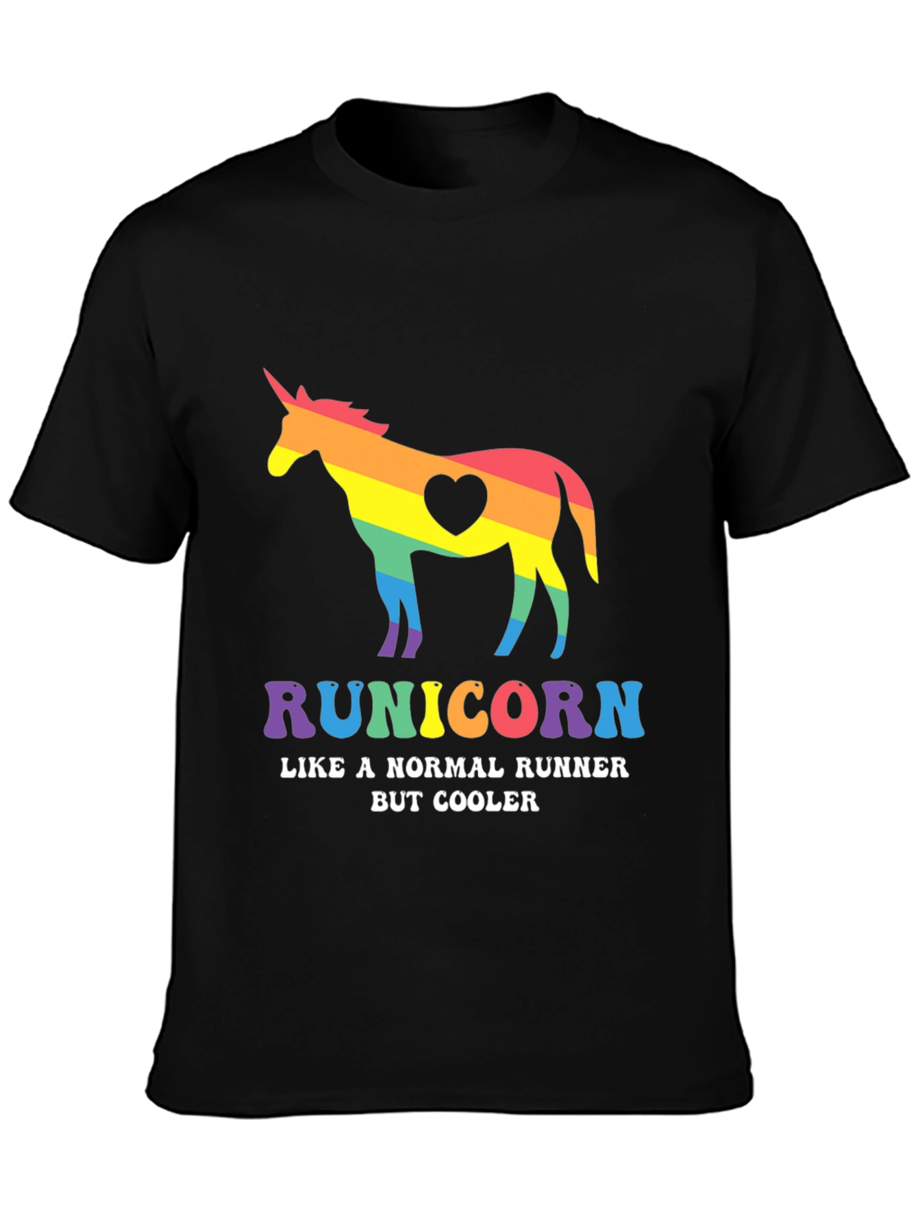 Runicorn Rainbow Graphic Tee