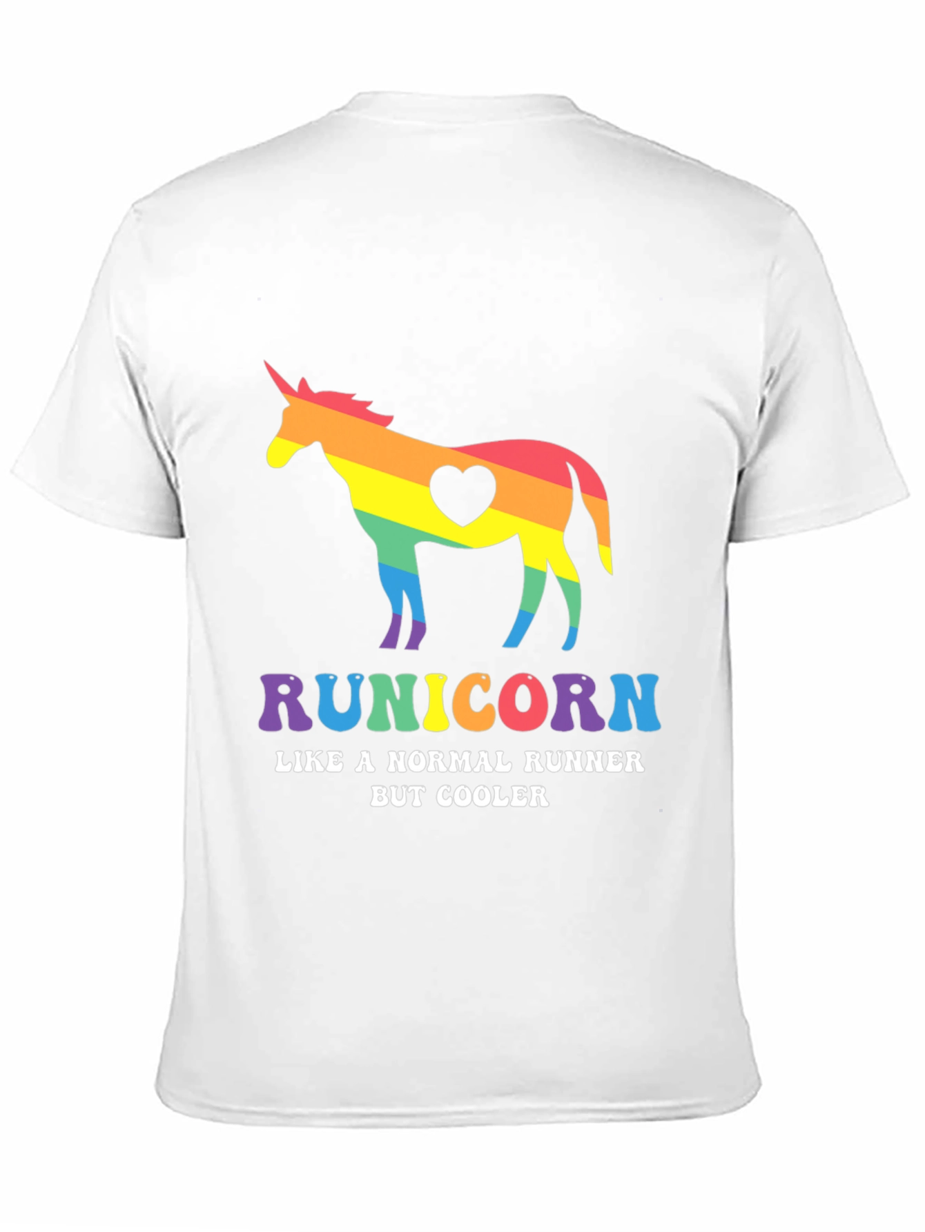 Runicorn Rainbow Graphic Tee