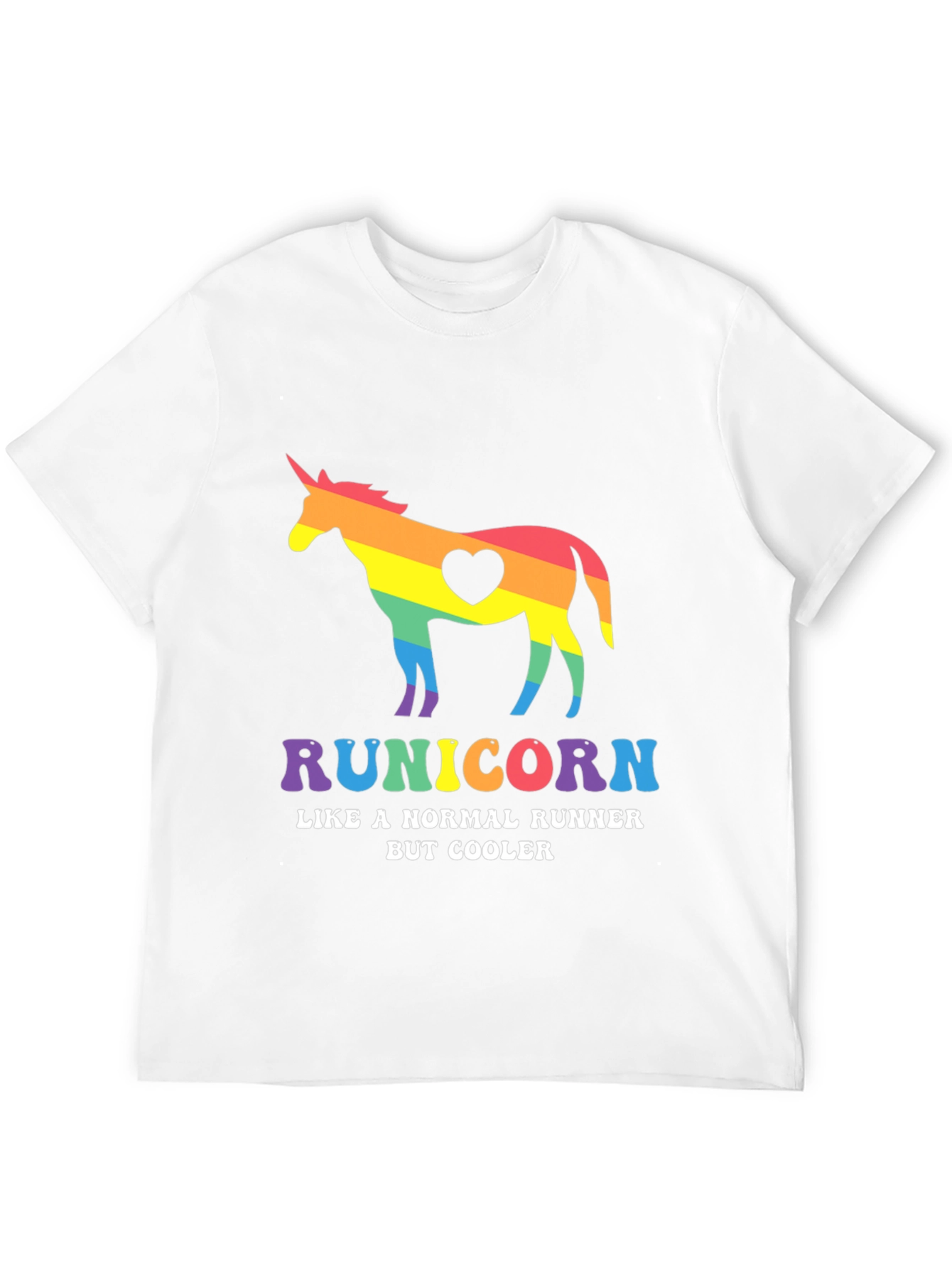 Runicorn Rainbow Graphic Tee