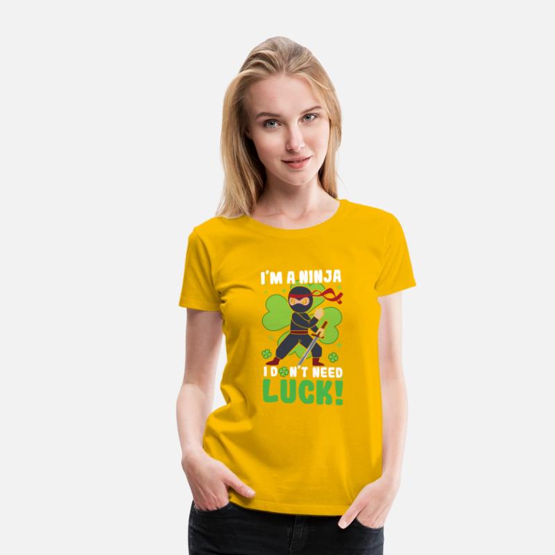 Kid Ninja Luck Japan Clover Saint Patrick Day