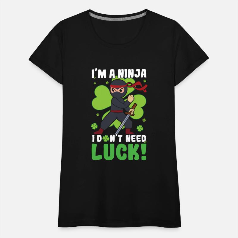 Kid Ninja Luck Japan Clover Saint Patrick Day