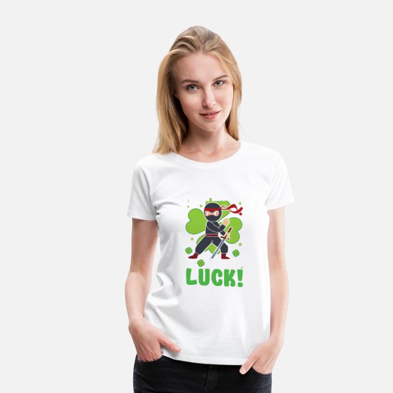 Kid Ninja Luck Japan Clover Saint Patrick Day