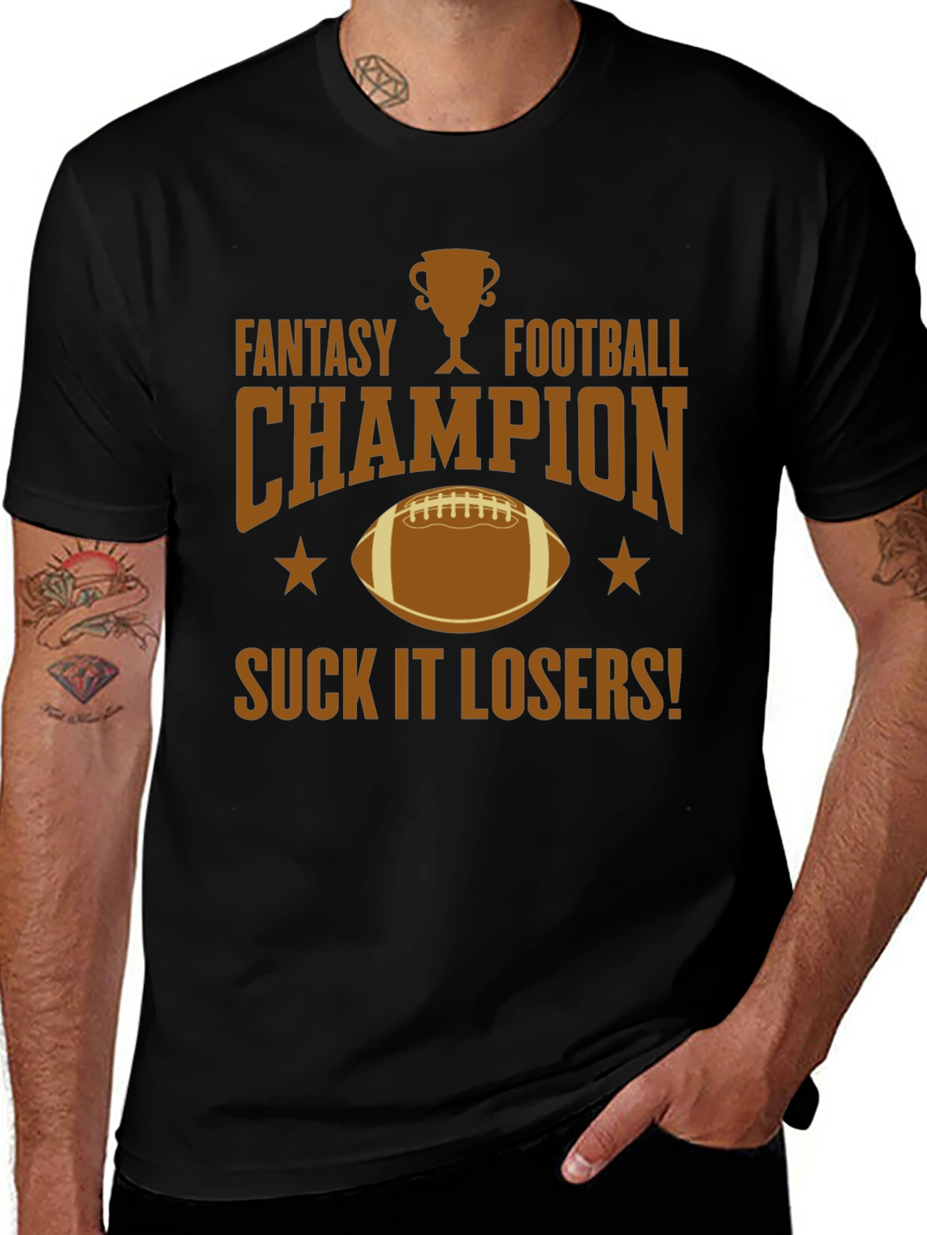 Fantasy Football Champion Graphic T-Shirt