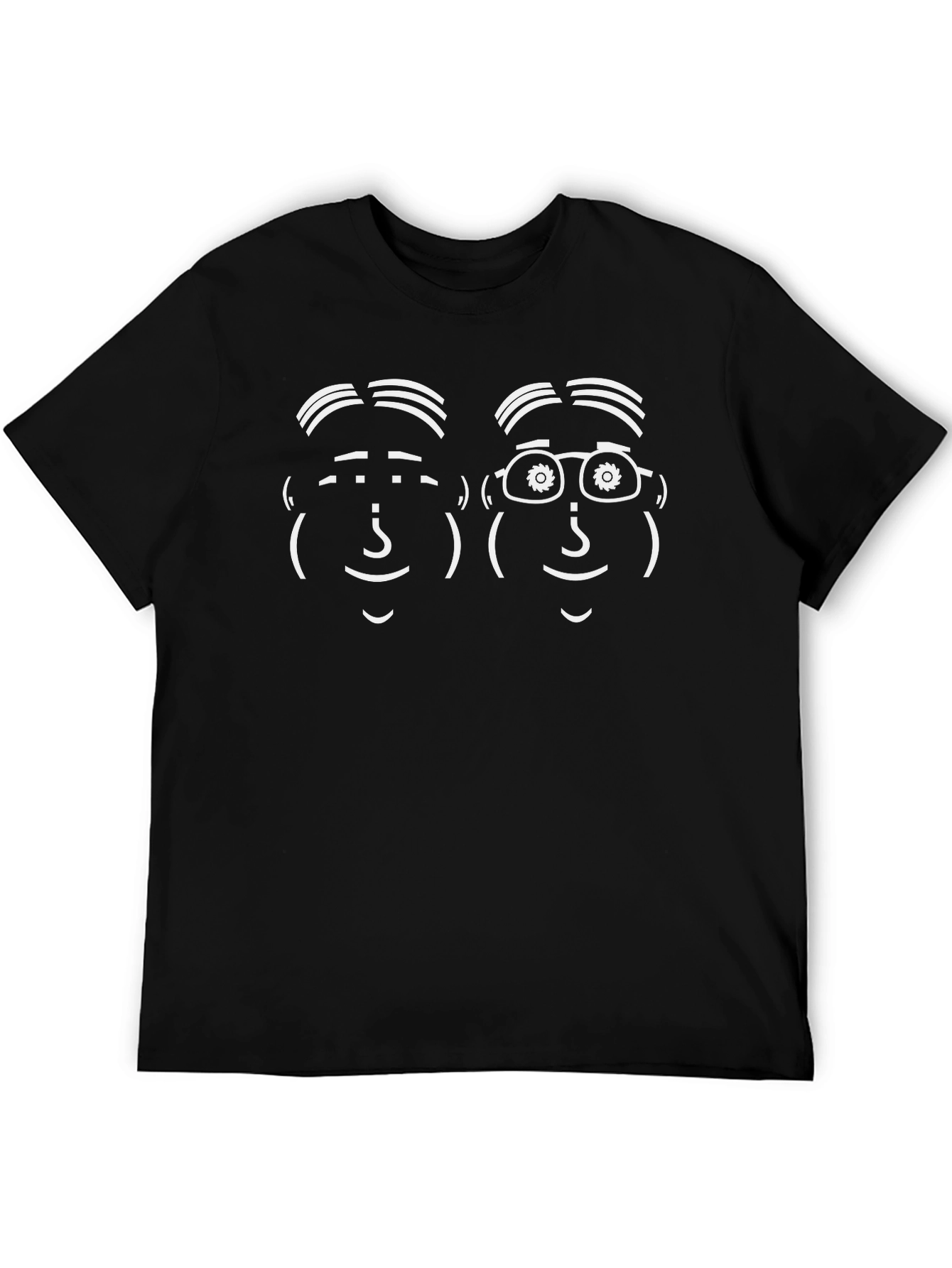 Matching Heads T-Shirt - Quirky Minimalist Design