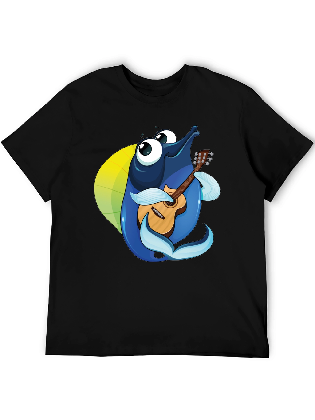 Funny Fish Playing Guitar T-Shirt