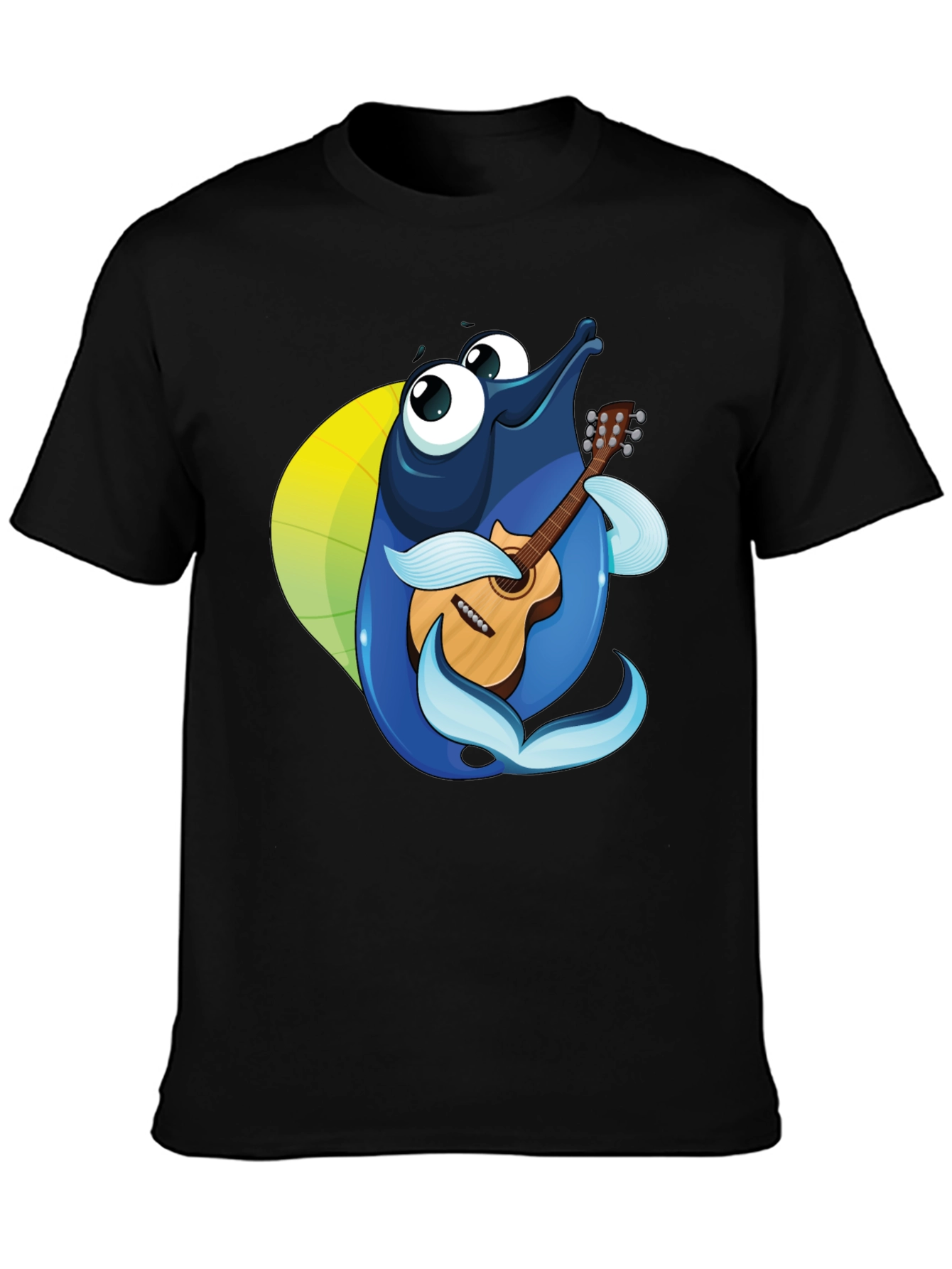 Funny Fish Playing Guitar T-Shirt