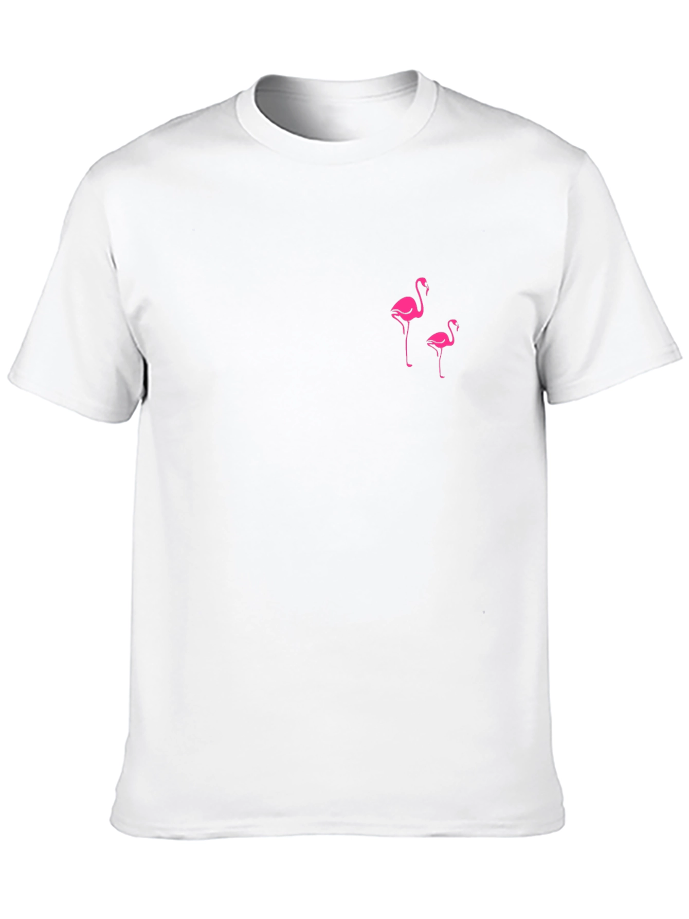 Flamingo Graphic Tee - Black Casual Shirt