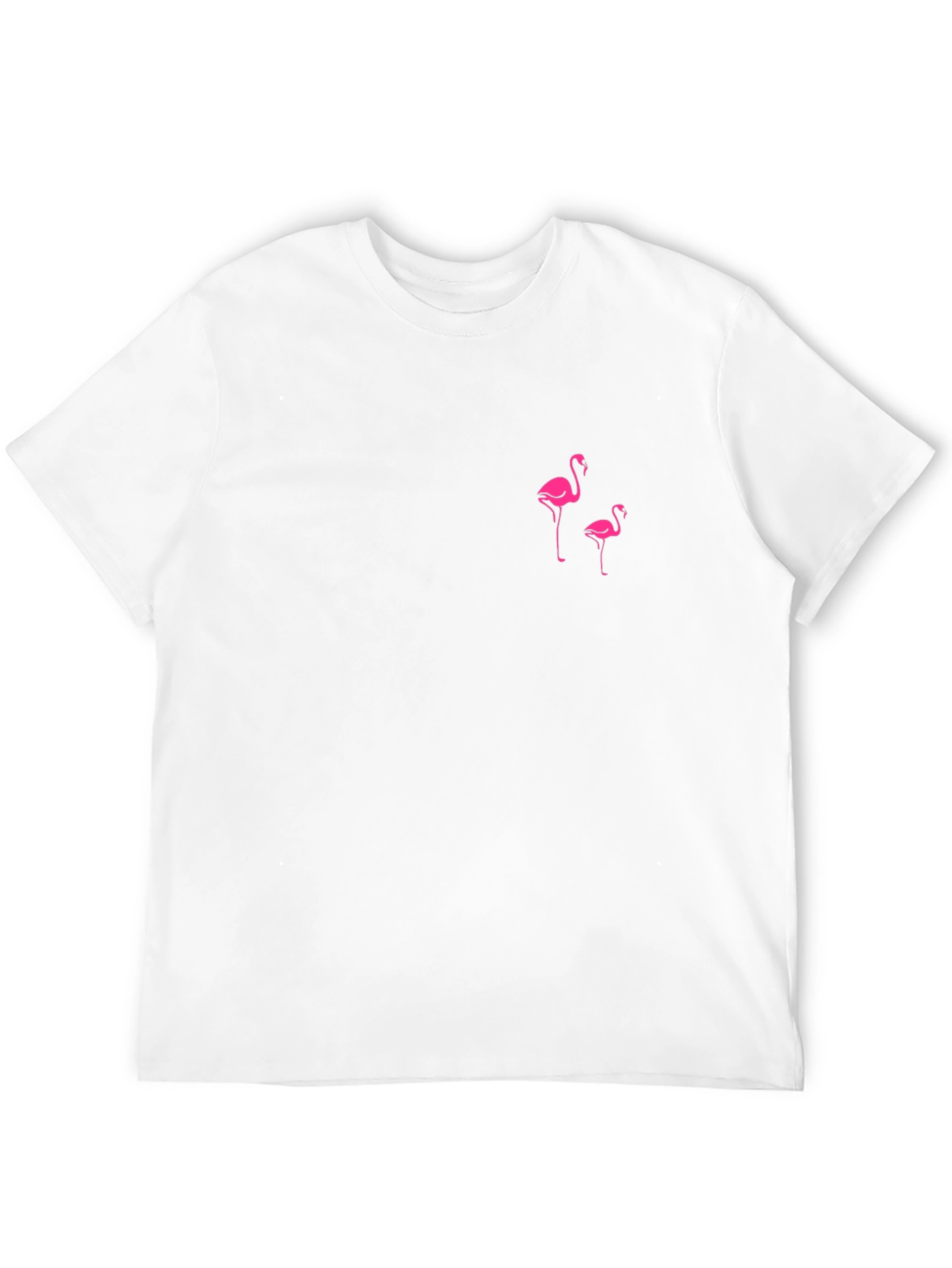 Flamingo Graphic Tee - Black Casual Shirt