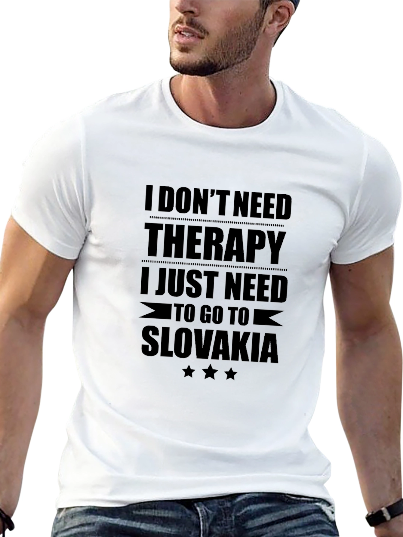 Funny Slovakia Therapy T-Shirt