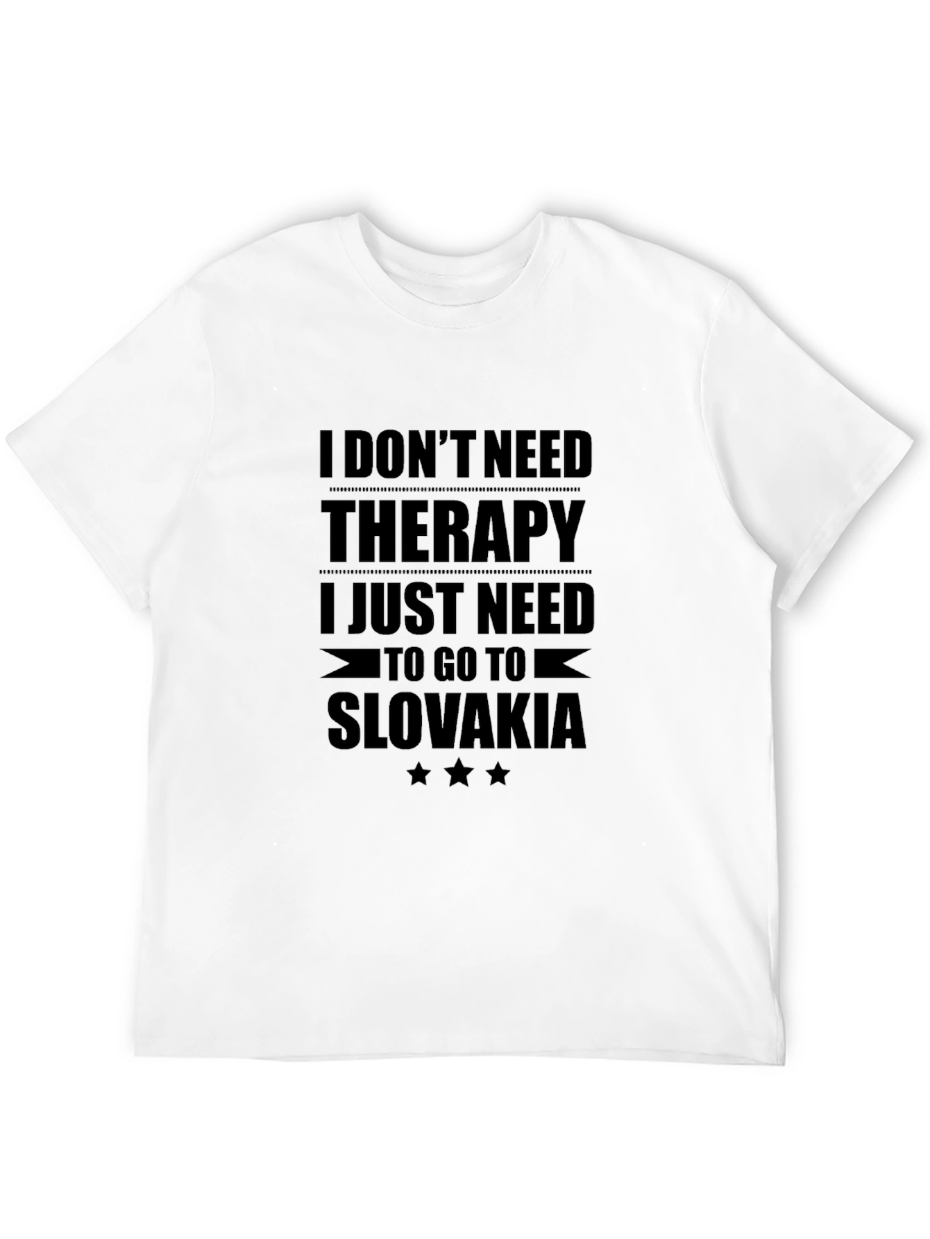 Funny Slovakia Therapy T-Shirt