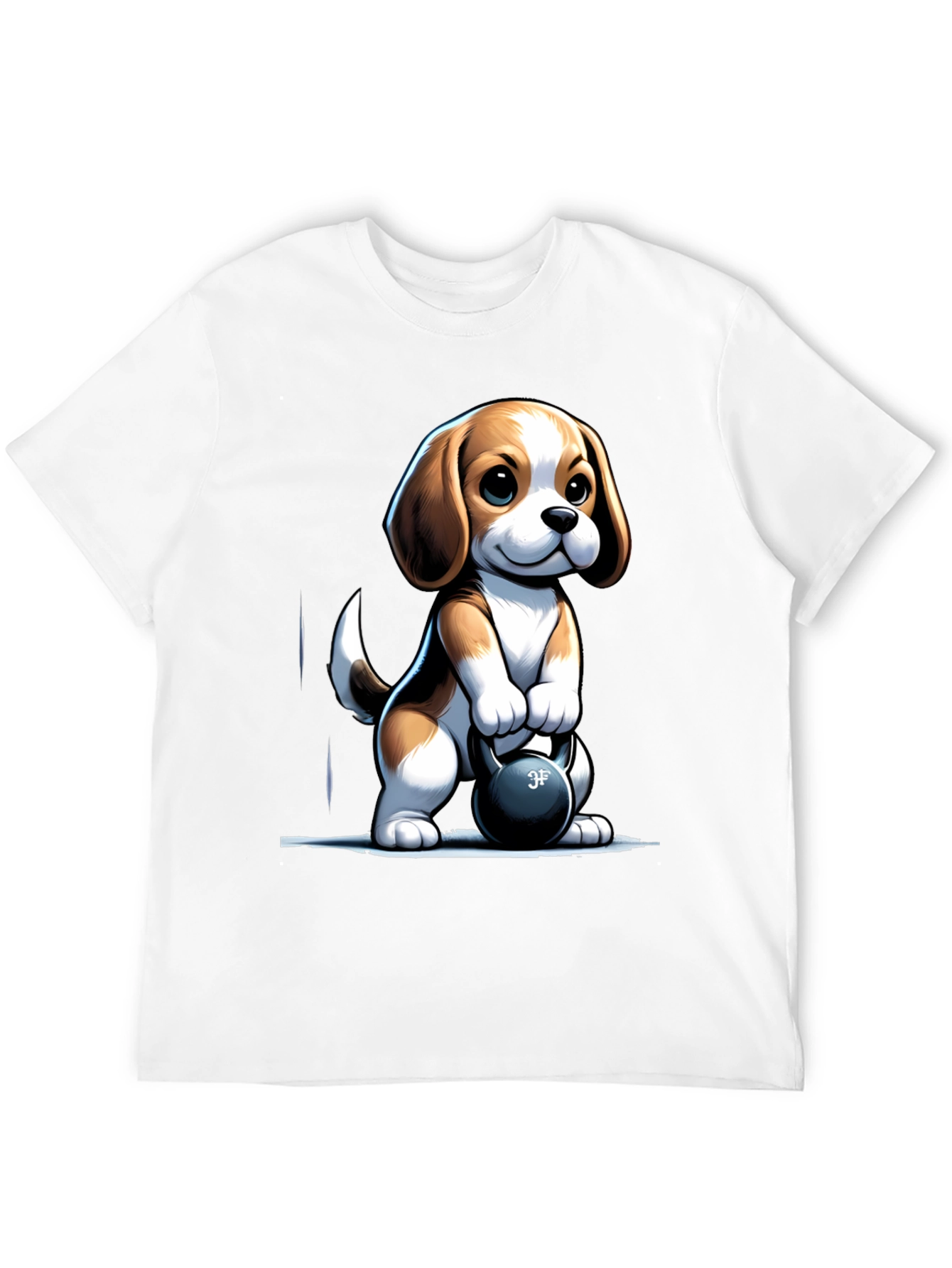 Beagle Lifting Kettlebell T-Shirt