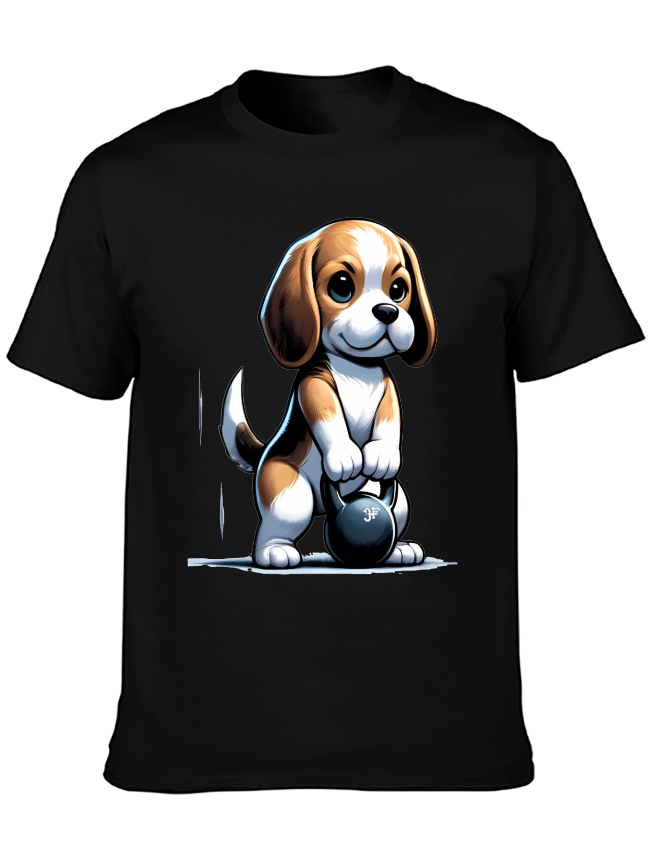 Beagle Lifting Kettlebell T-Shirt