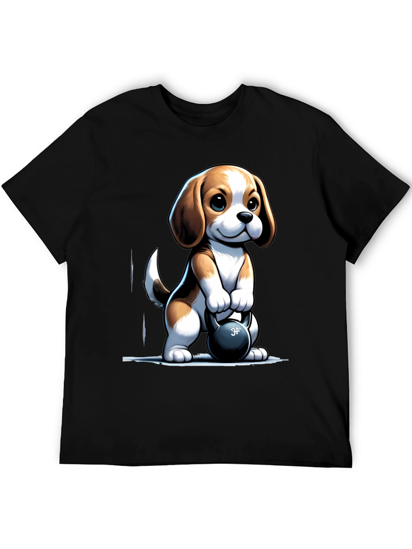Beagle Lifting Kettlebell T-Shirt