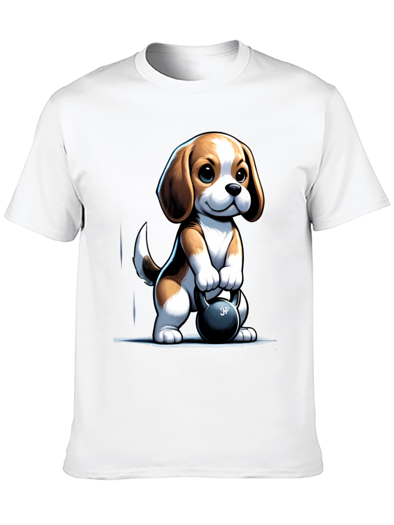 Beagle Lifting Kettlebell T-Shirt