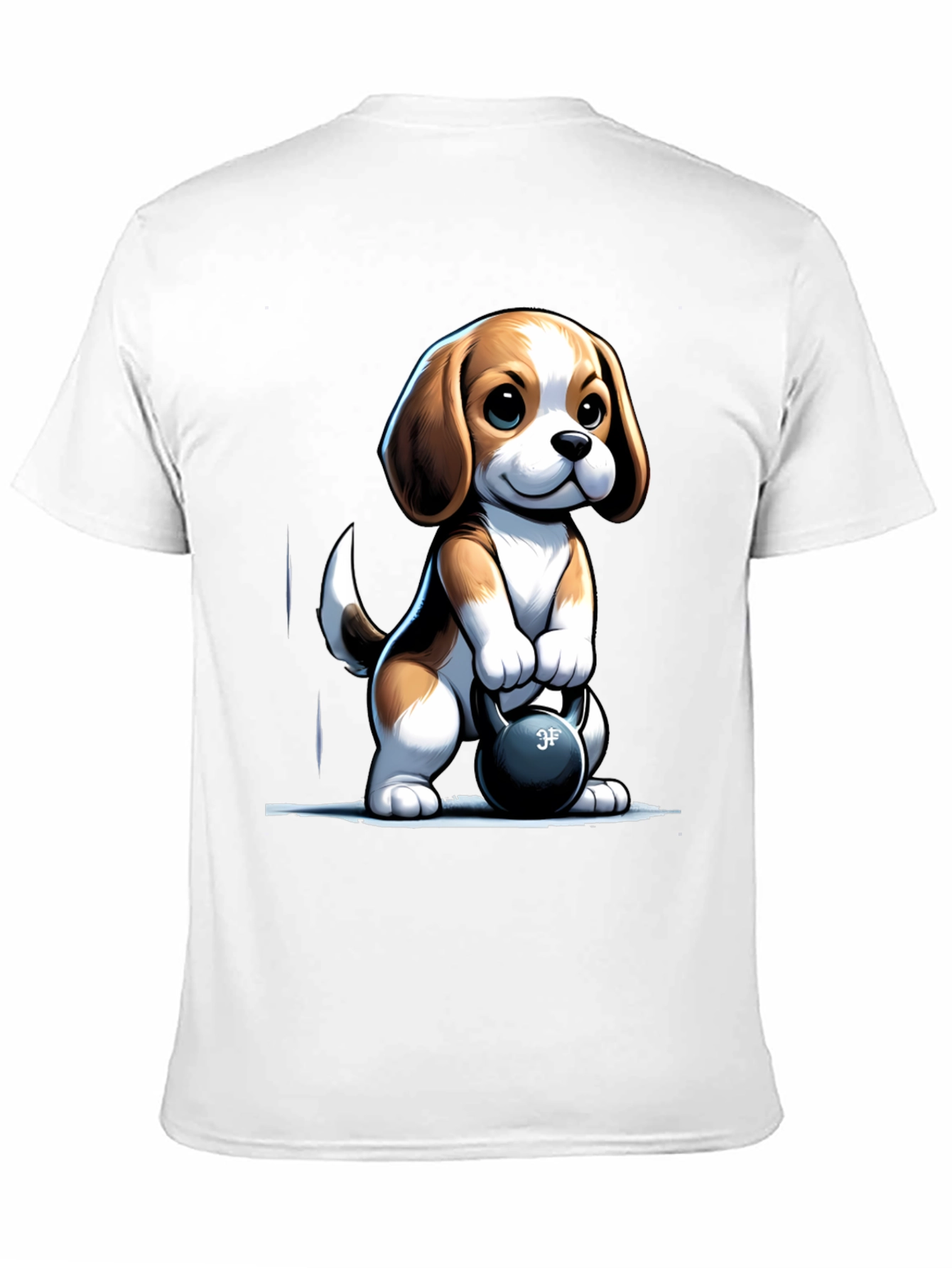 Beagle Lifting Kettlebell T-Shirt
