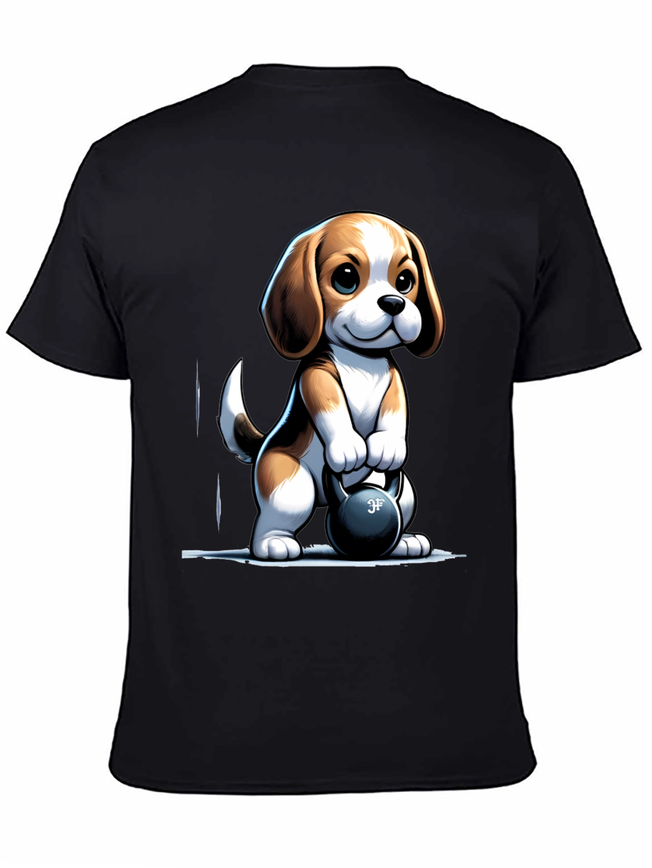 Beagle Lifting Kettlebell T-Shirt