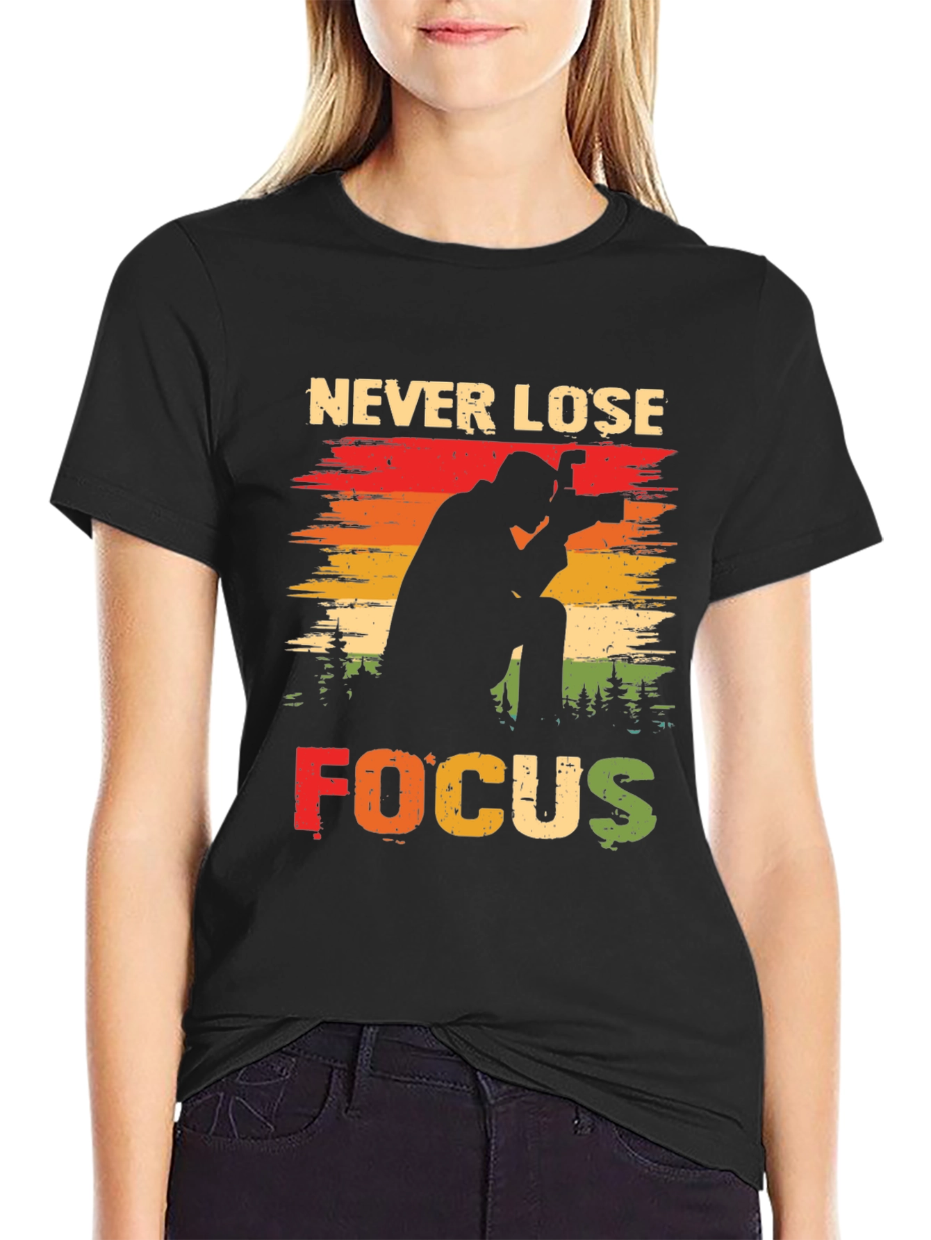 Never Lose Focus Photographer Graphic T-Shirt