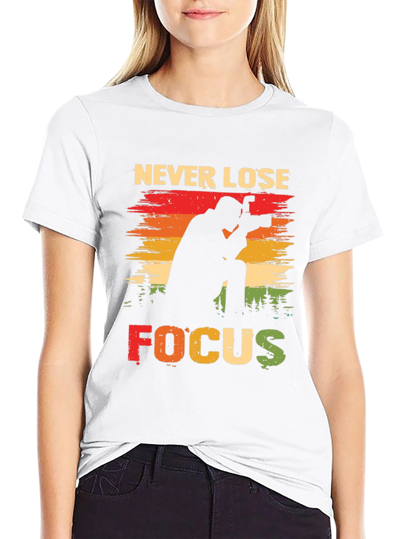 Never Lose Focus Photographer Graphic T-Shirt