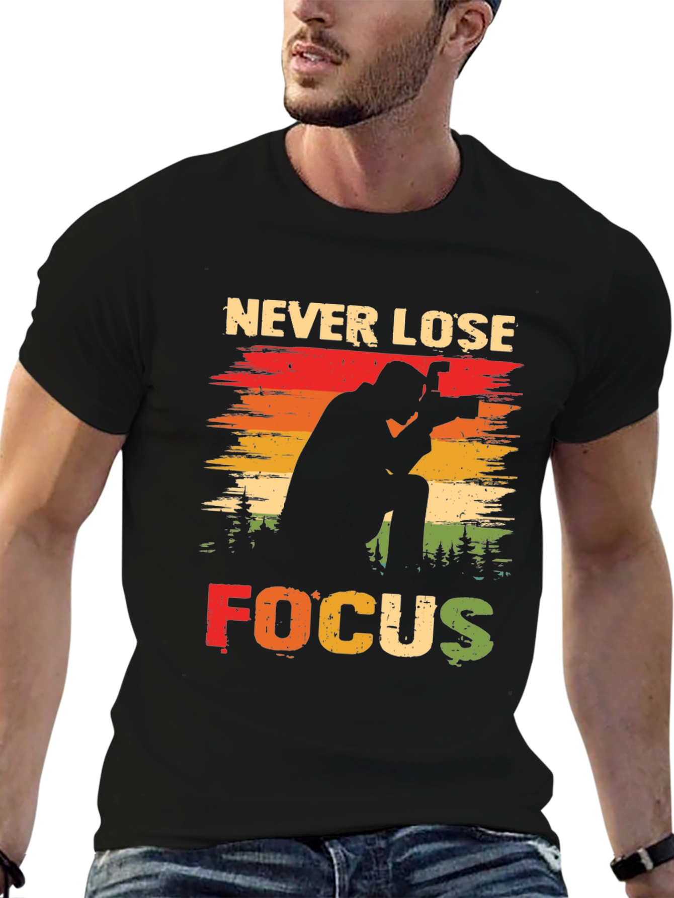 Never Lose Focus Photographer Graphic T-Shirt