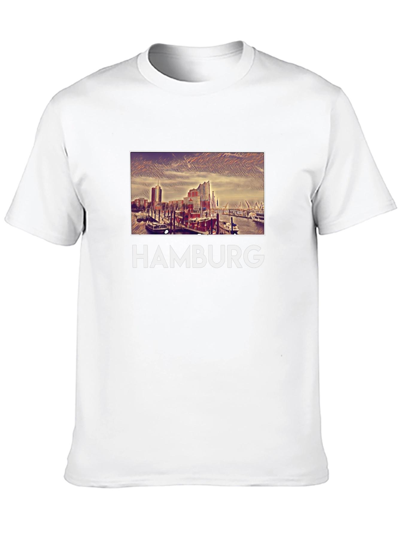 Hamburg Graphic Tee - Cityscape T-Shirt