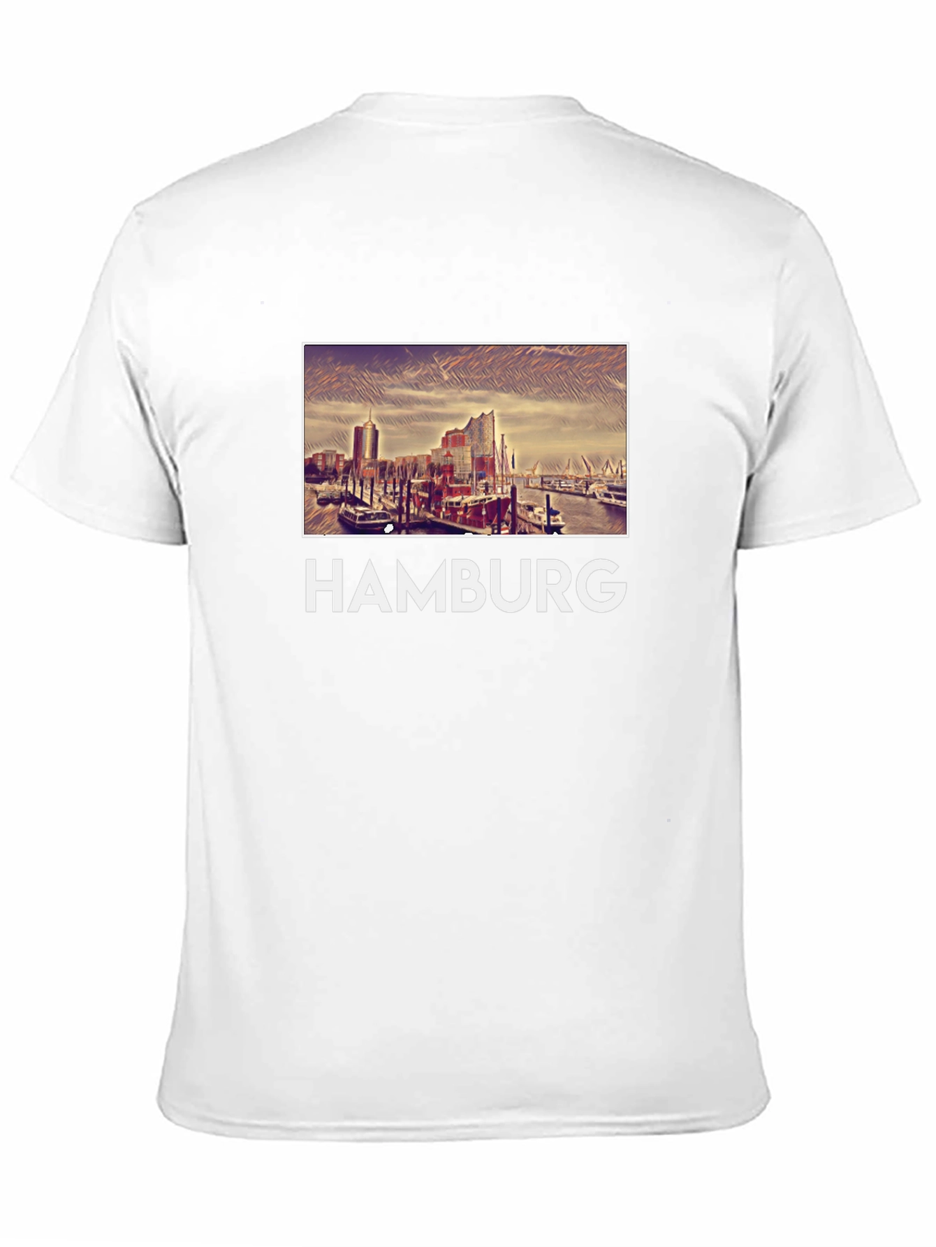 Hamburg Graphic Tee - Cityscape T-Shirt