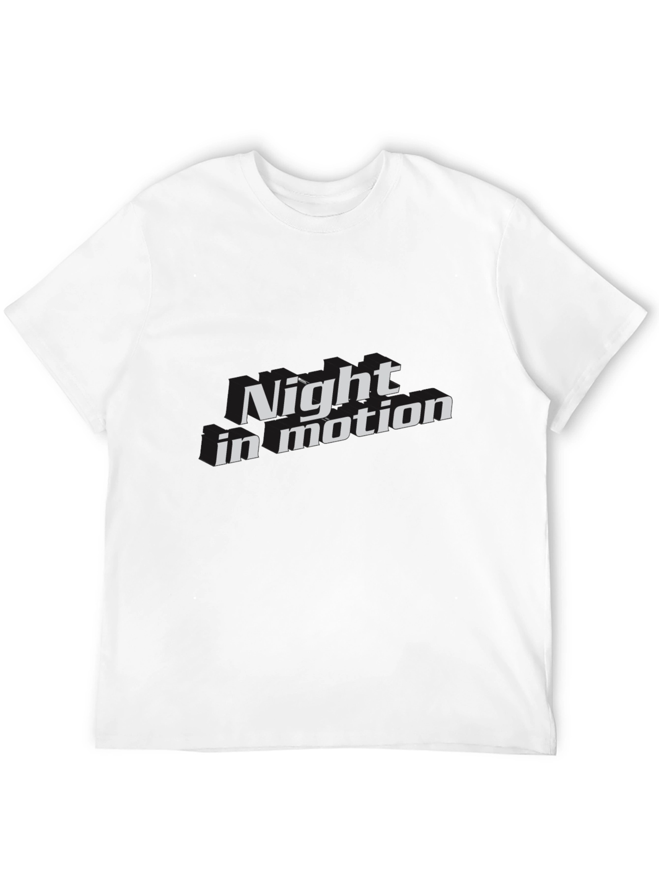 Night In Motion Graphic Tee - Black