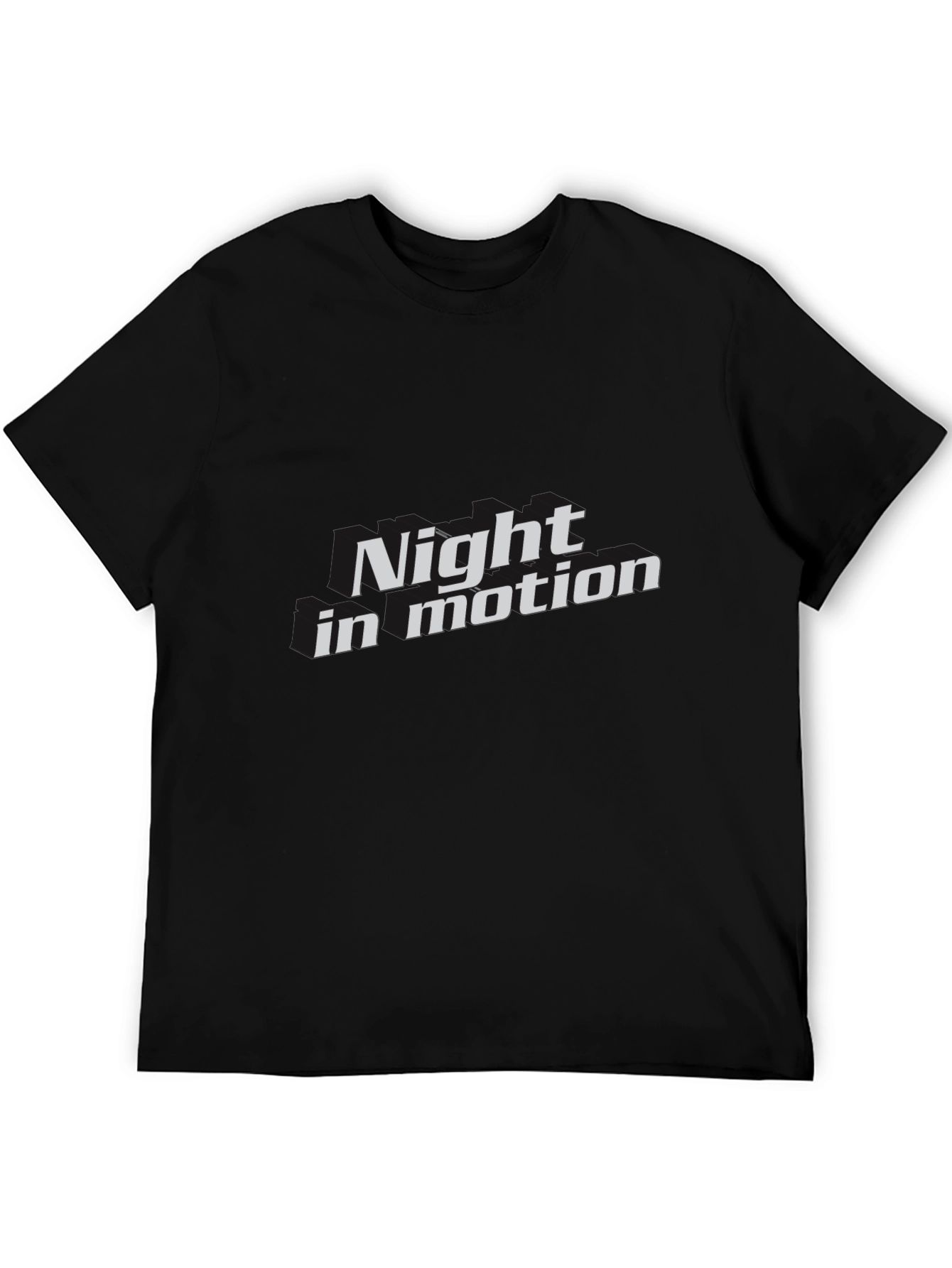 Night In Motion Graphic Tee - Black