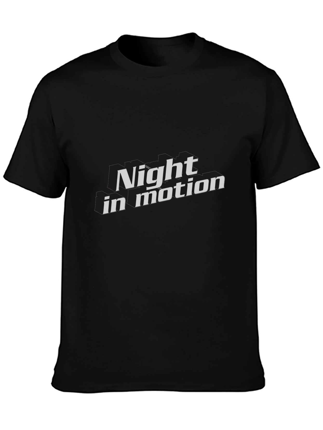 Night In Motion Graphic Tee - Black