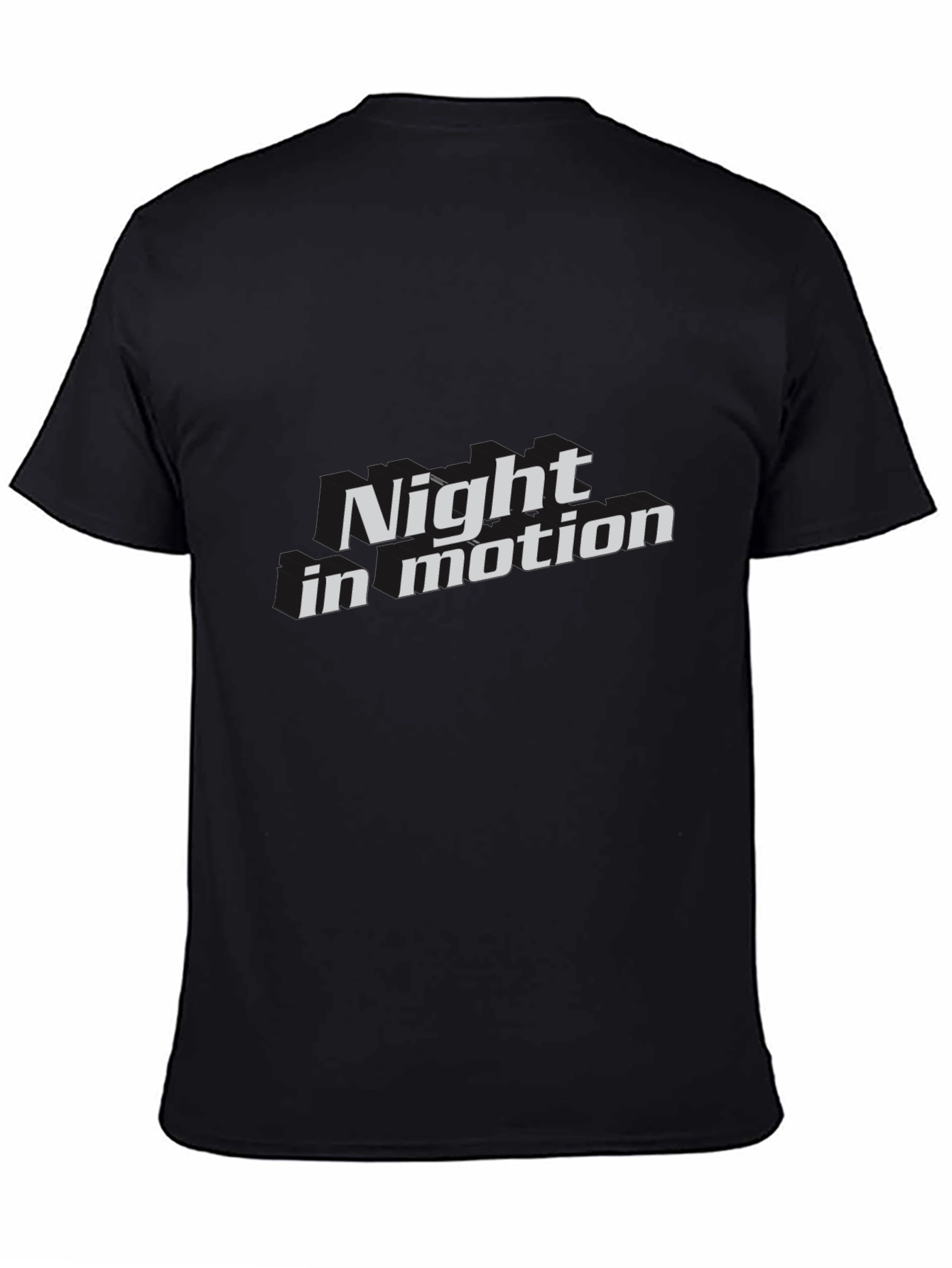 Night In Motion Graphic Tee - Black