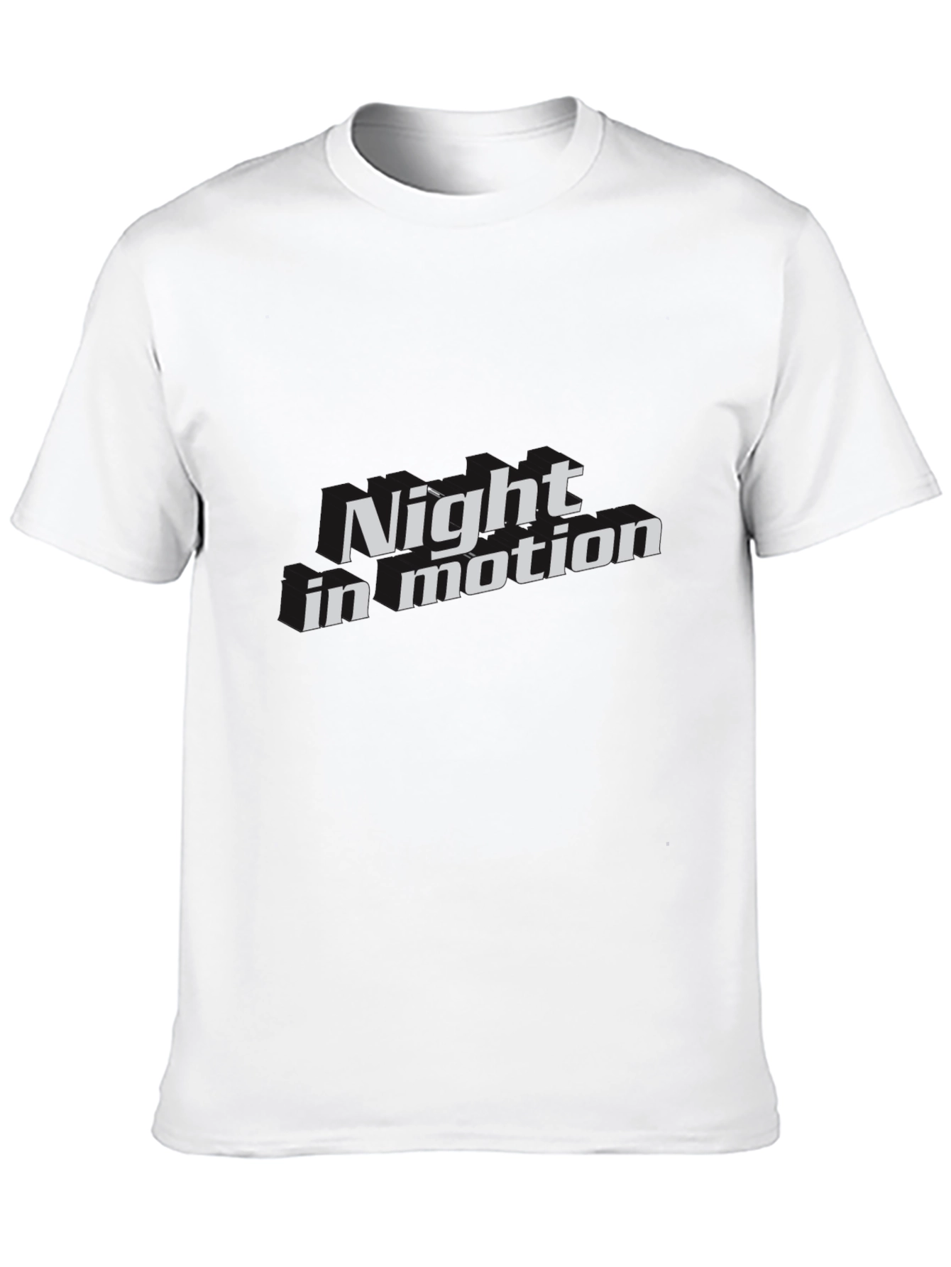Night In Motion Graphic Tee - Black