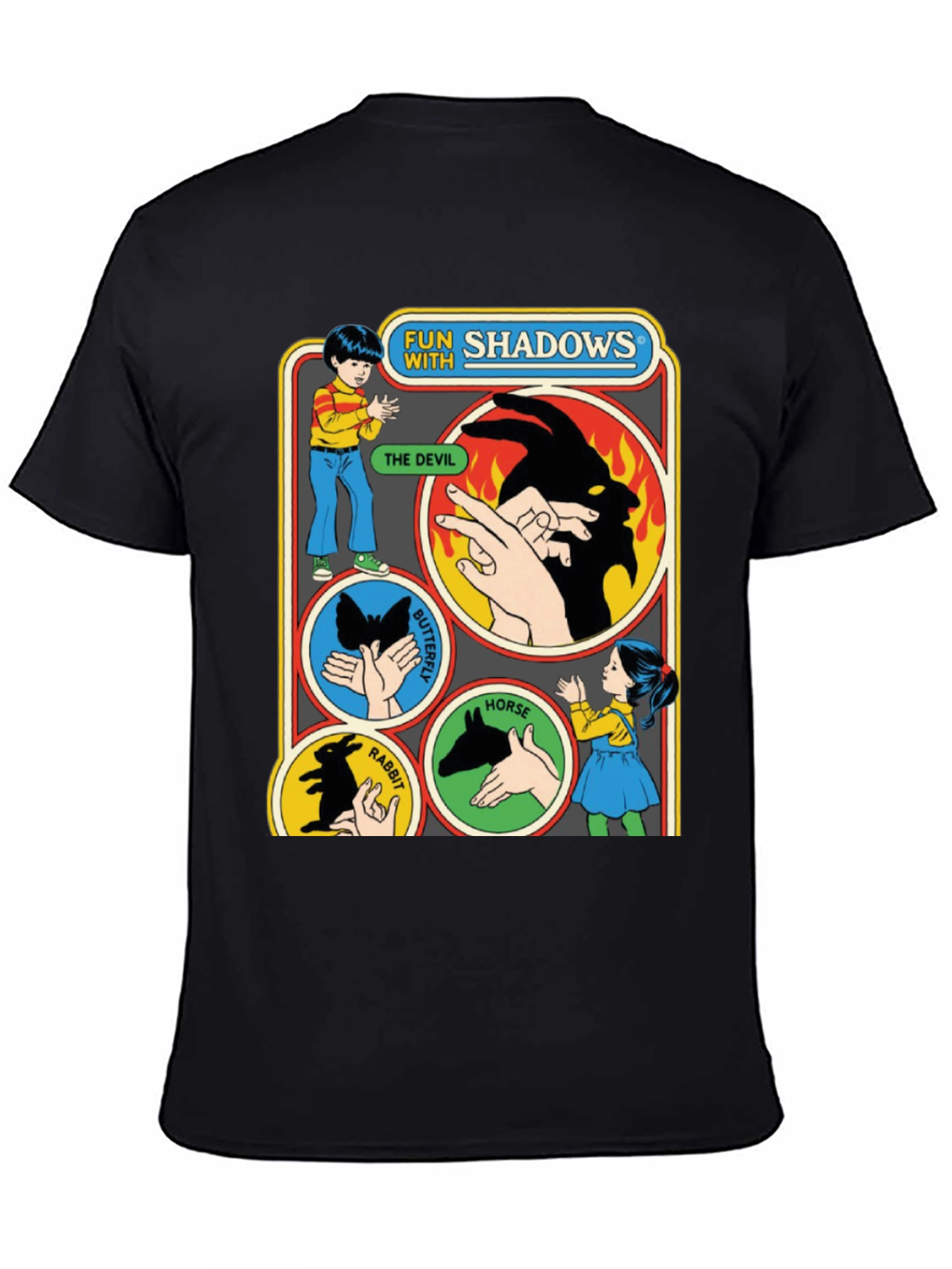 Fun With Shadows Graphic Tee