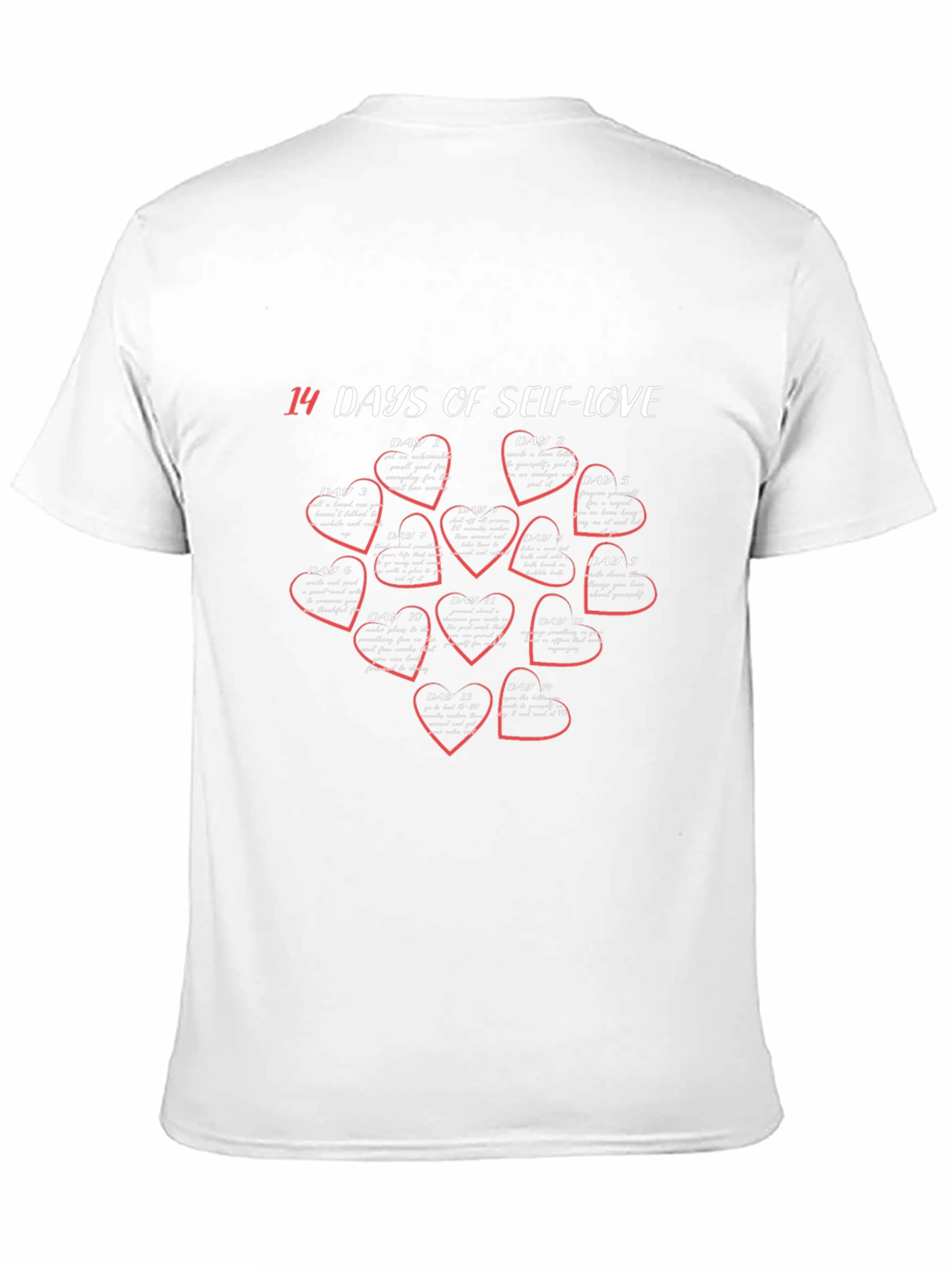 14 Days of Self-Love Black T-Shirt