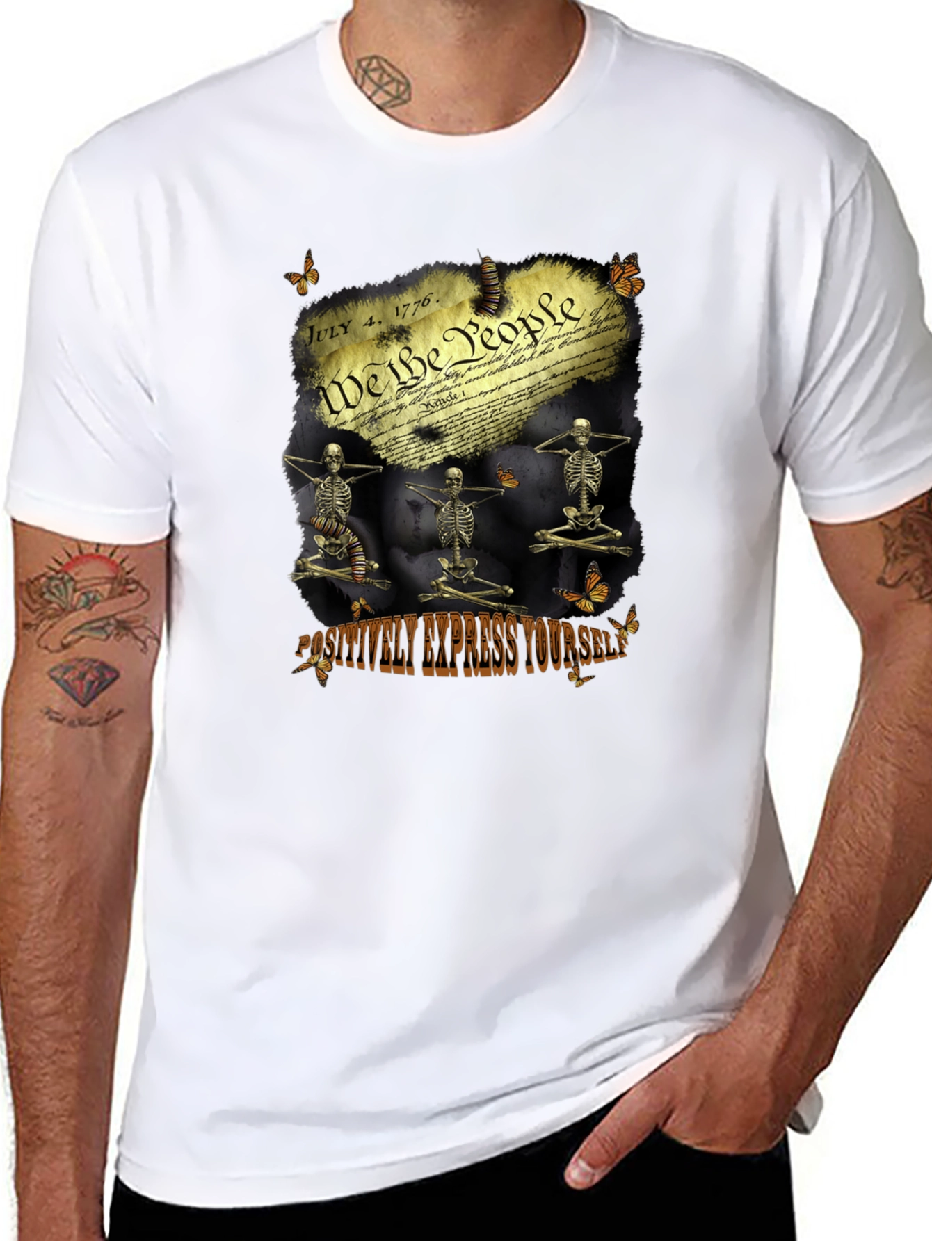 Positively Express Yourself Black T-Shirt