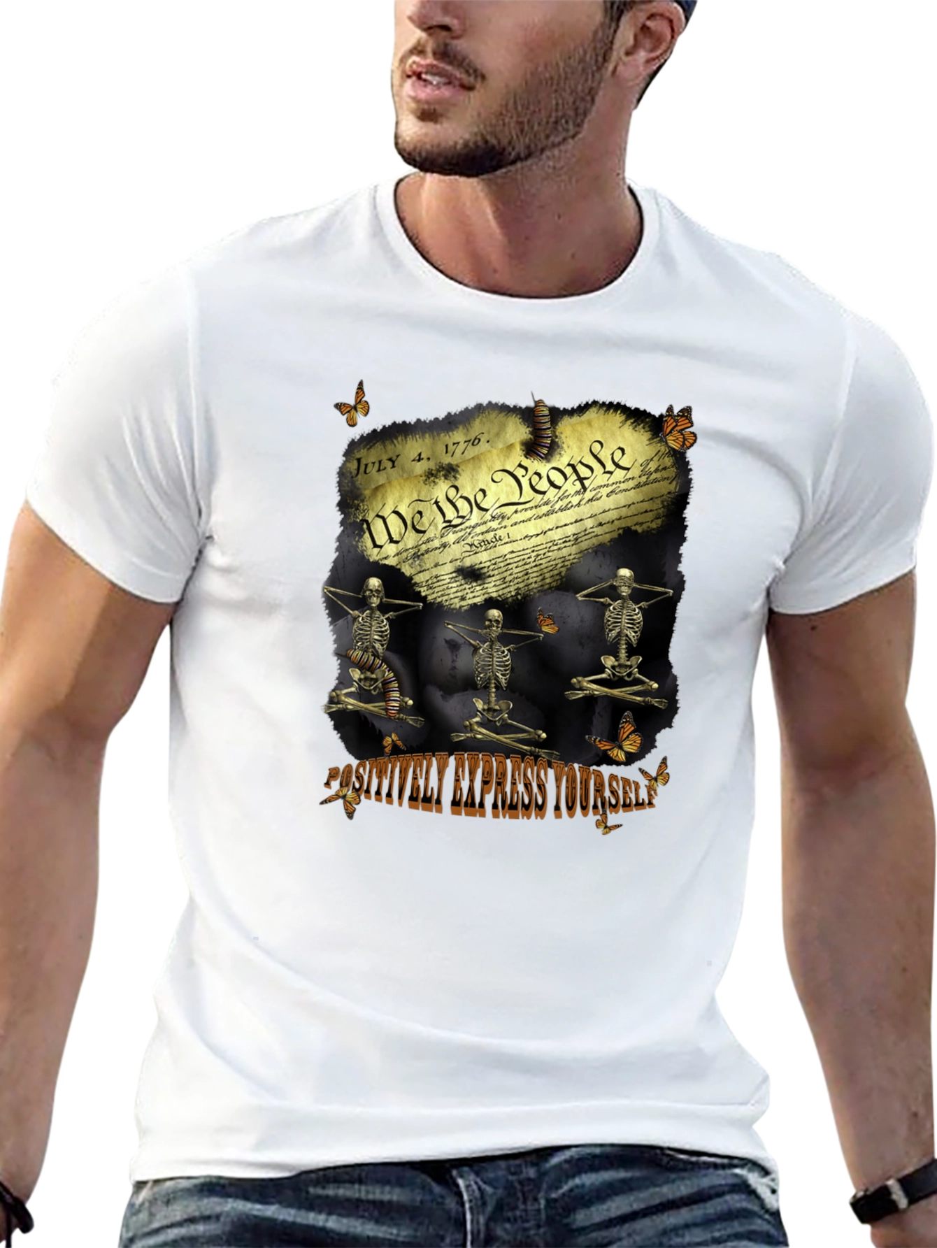 Positively Express Yourself Black T-Shirt
