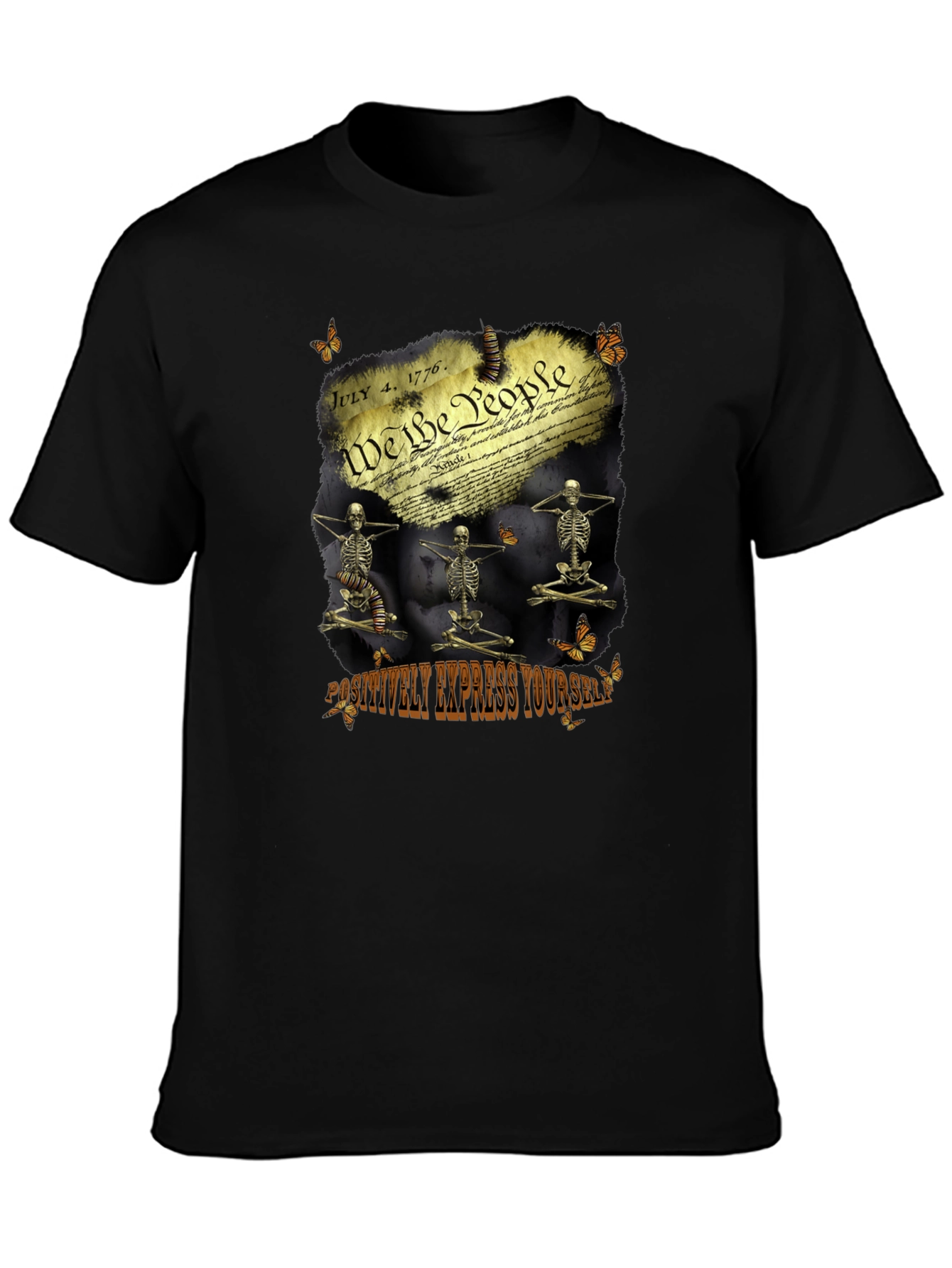 Positively Express Yourself Black T-Shirt