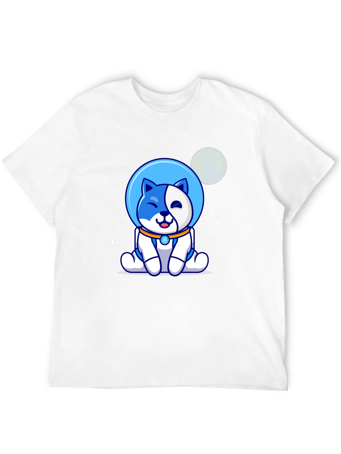 Space Dog T-Shirt - Cute Astronaut Pup Tee