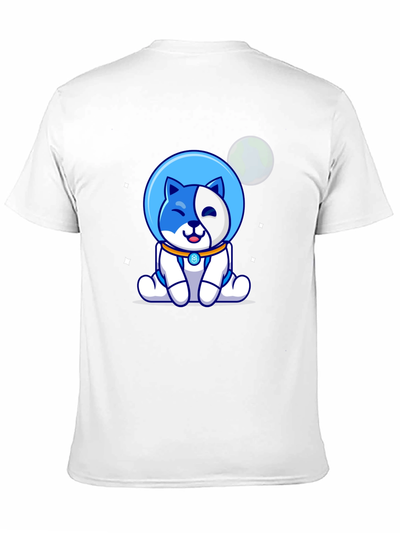 Space Dog T-Shirt - Cute Astronaut Pup Tee