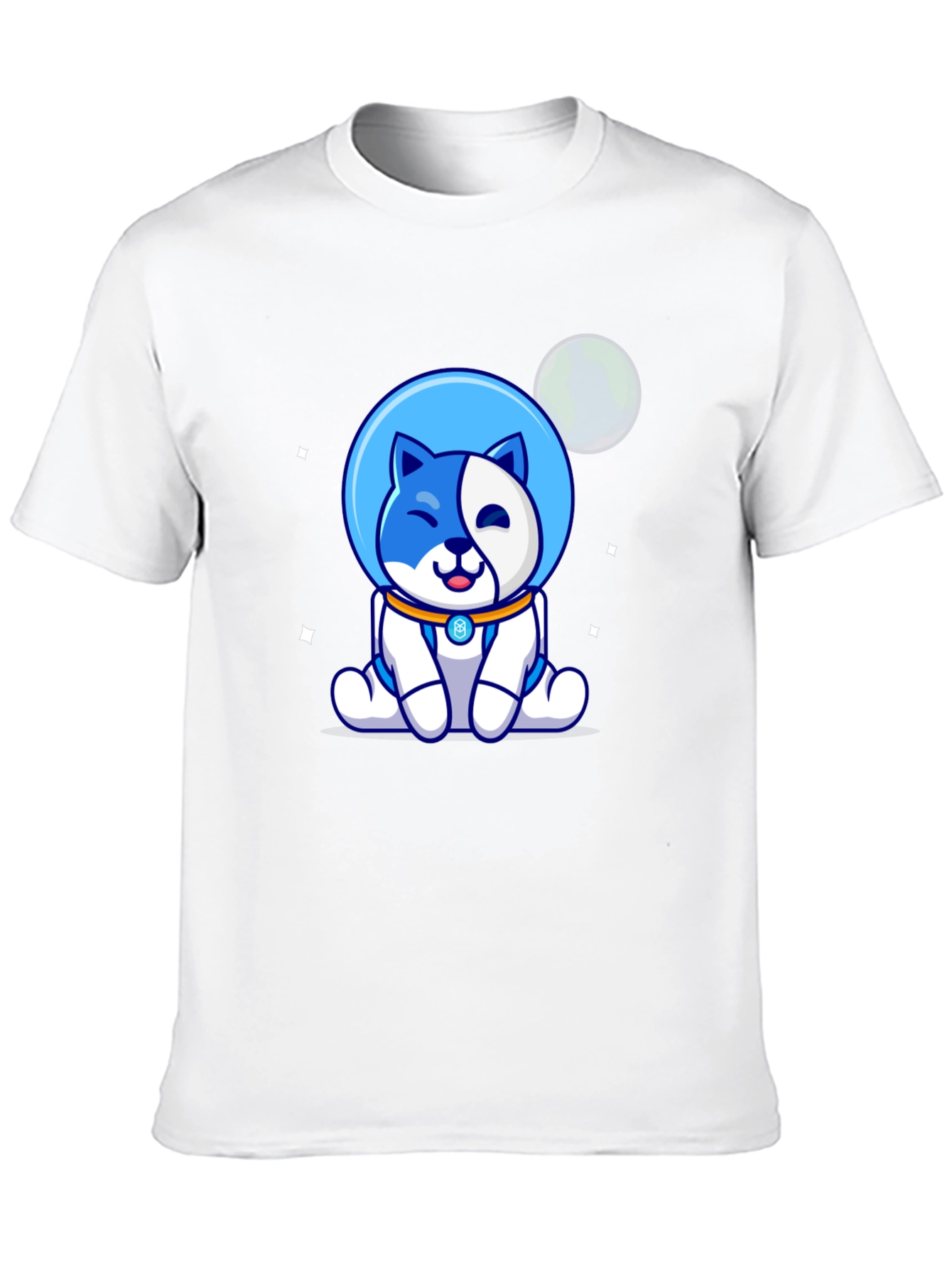 Space Dog T-Shirt - Cute Astronaut Pup Tee
