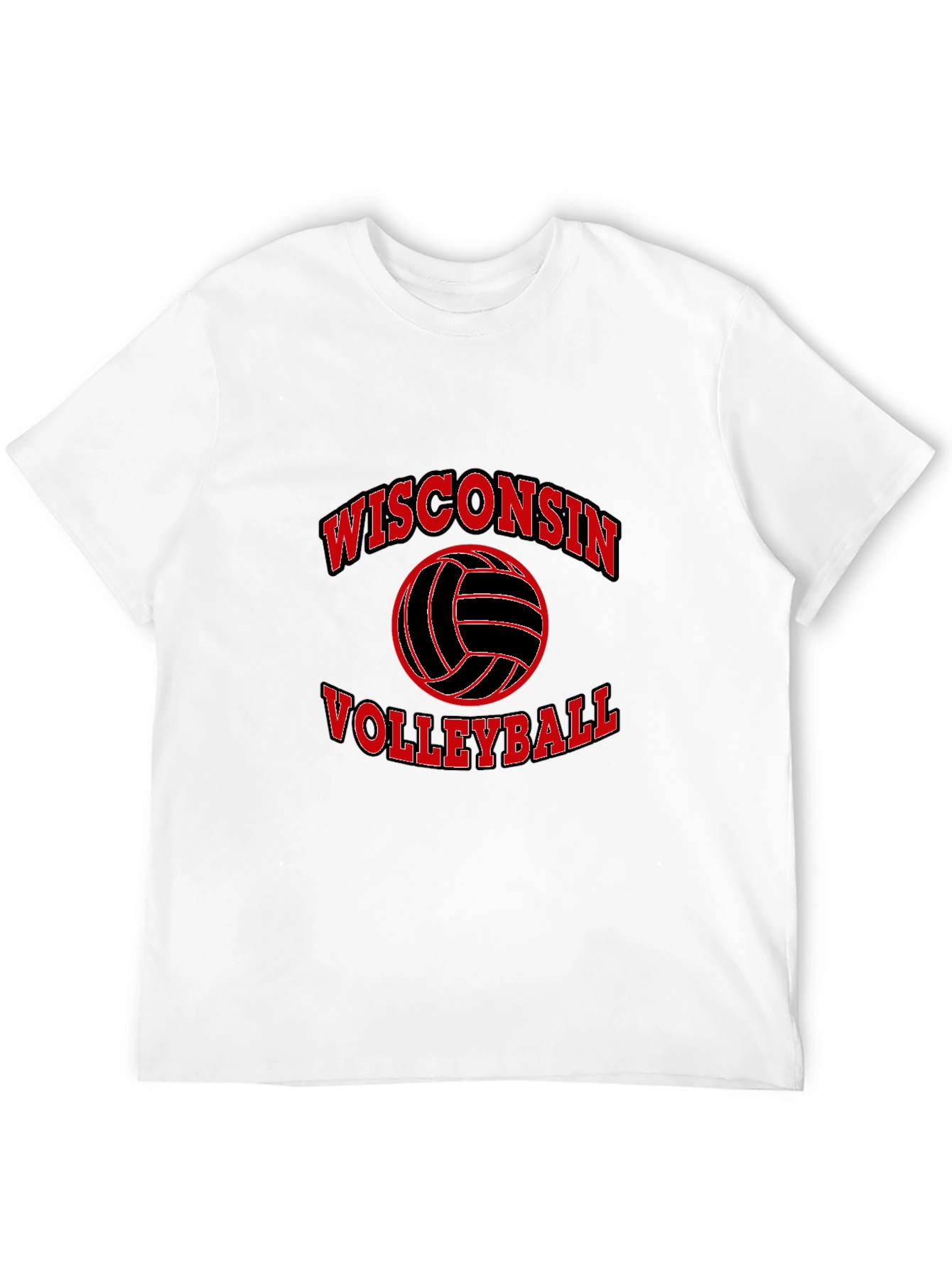 Wisconsin Volleyball Graphic T-Shirt
