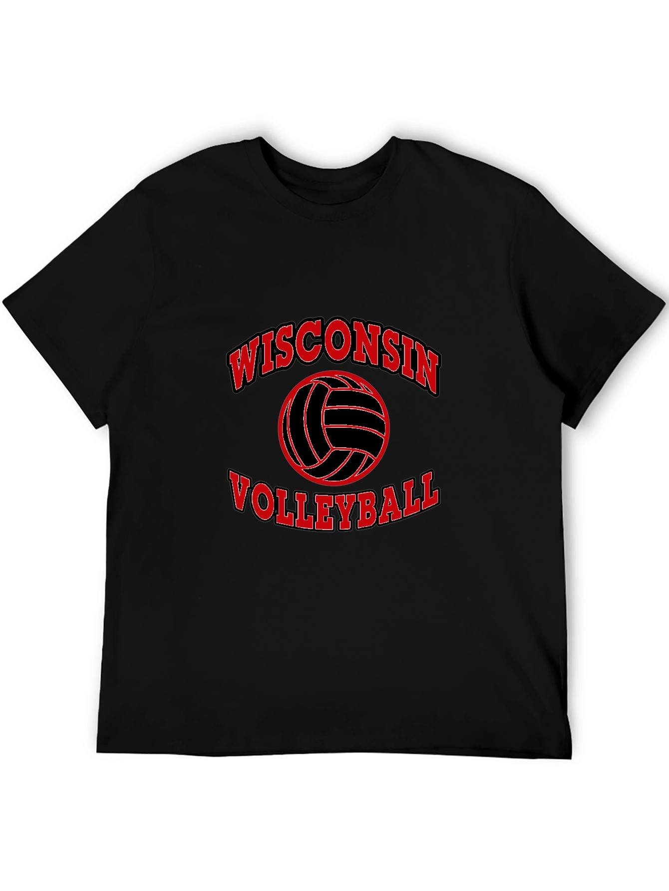 Wisconsin Volleyball Graphic T-Shirt