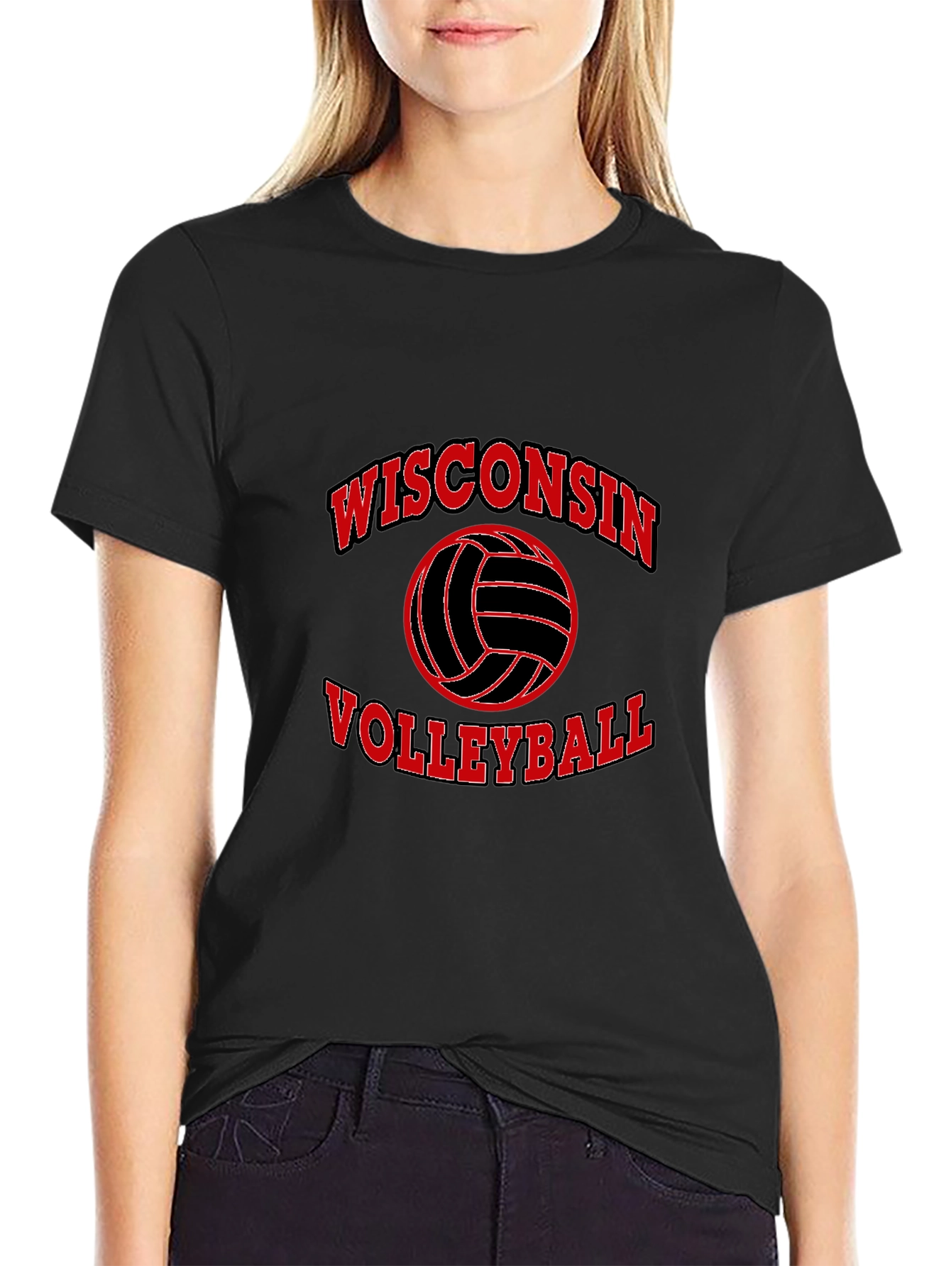Wisconsin Volleyball Graphic T-Shirt