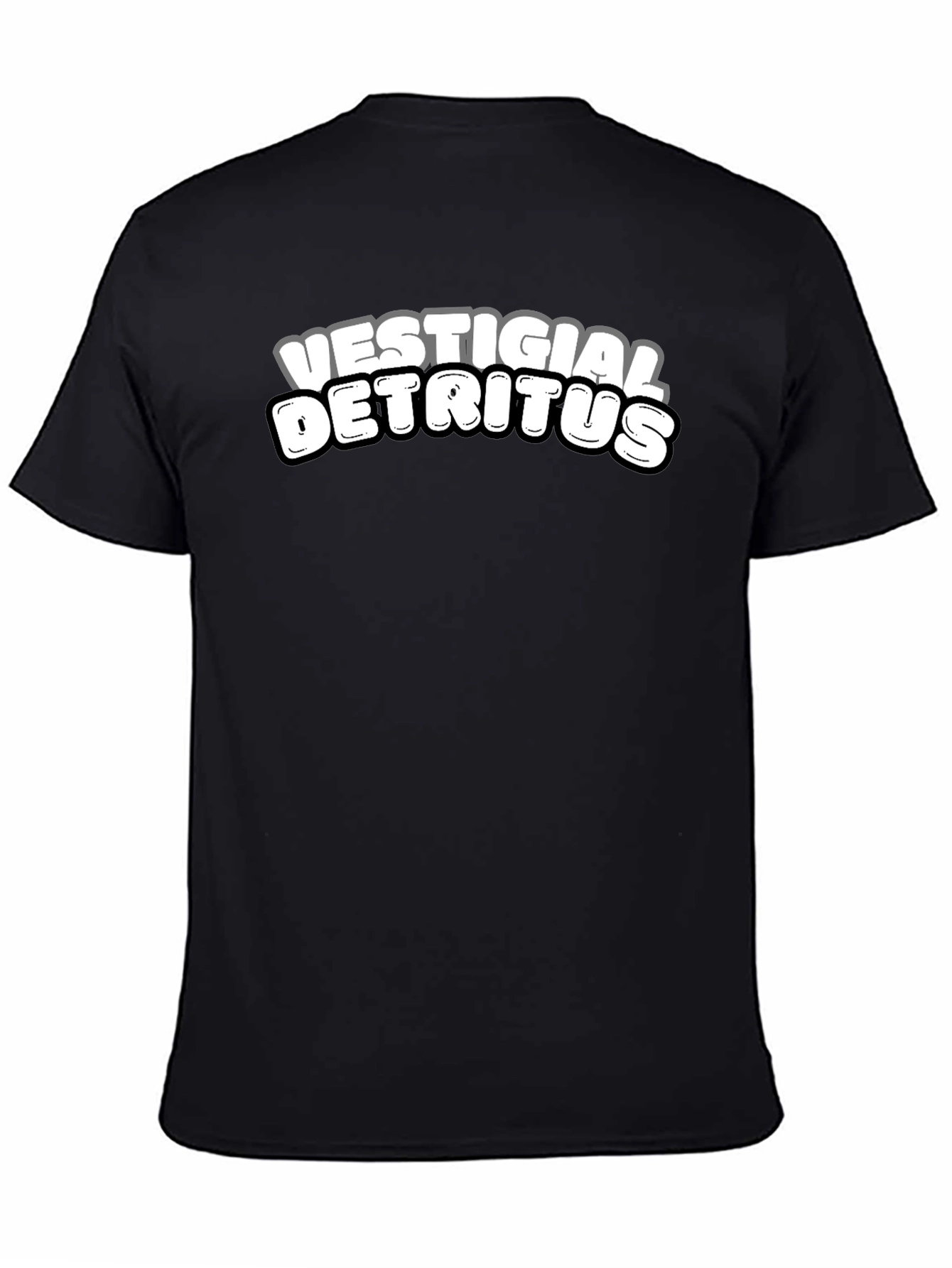Vestigial Detritus Graphic Tee - Black