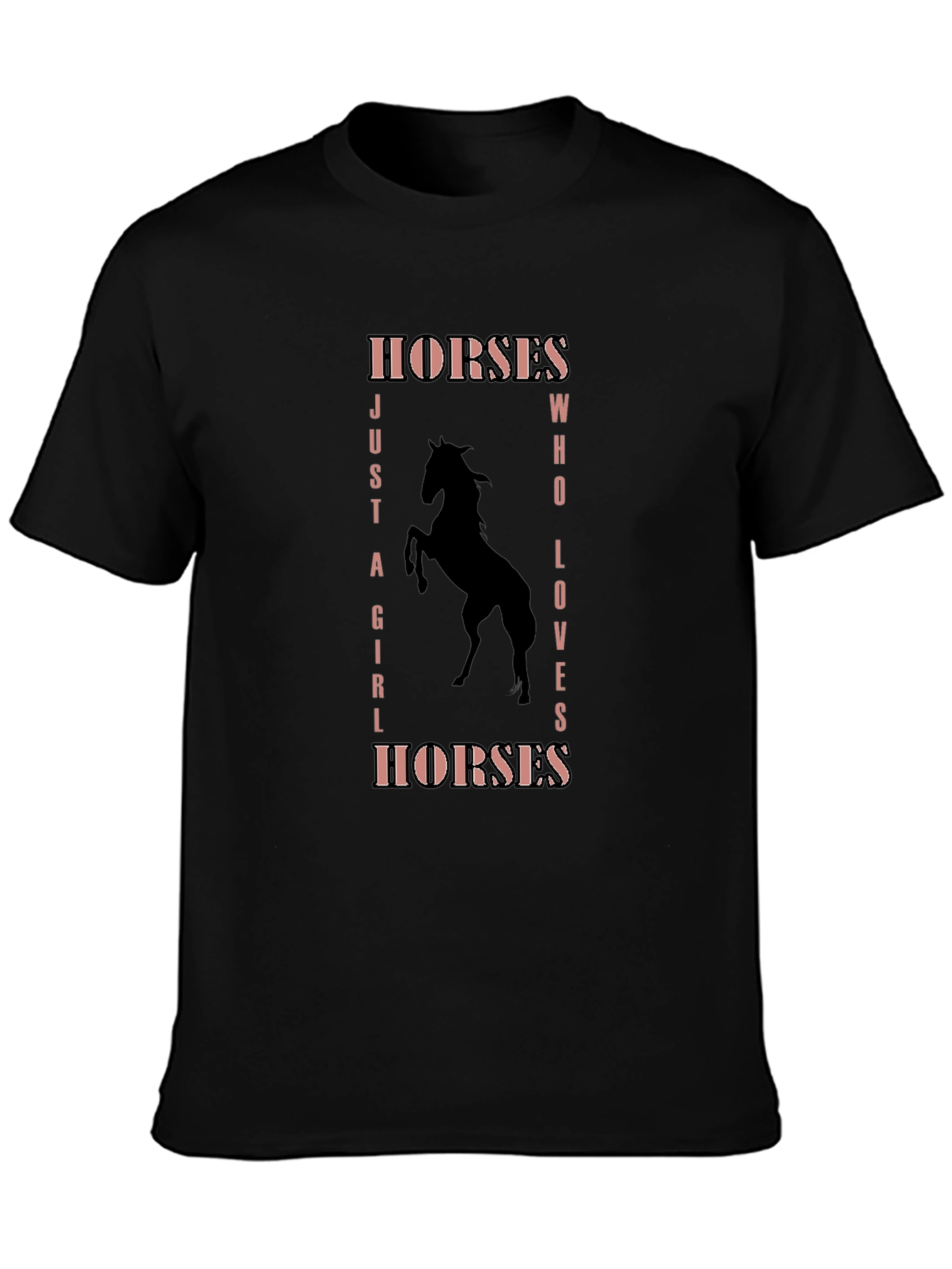 Horses Just A Girl Who Loves T-Shirt