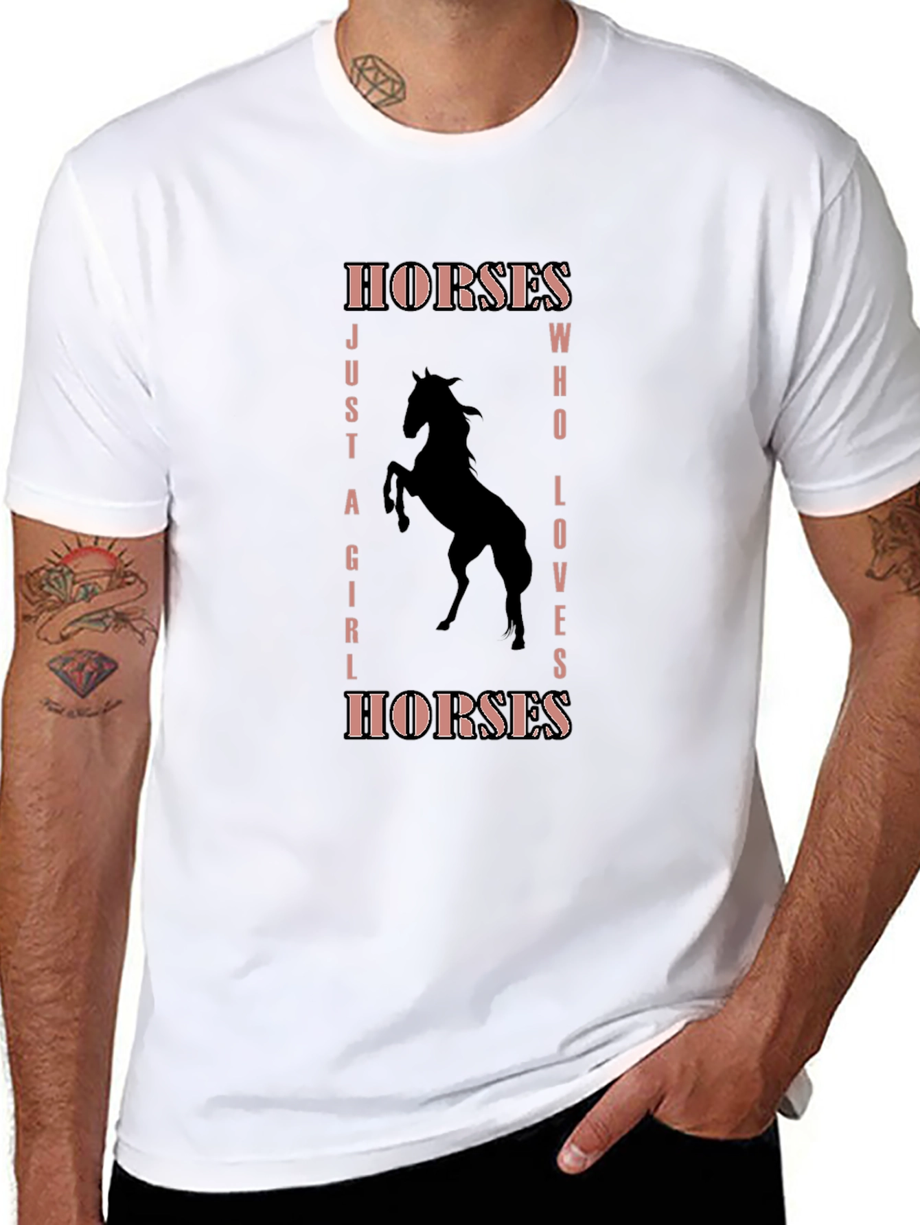 Horses Just A Girl Who Loves T-Shirt