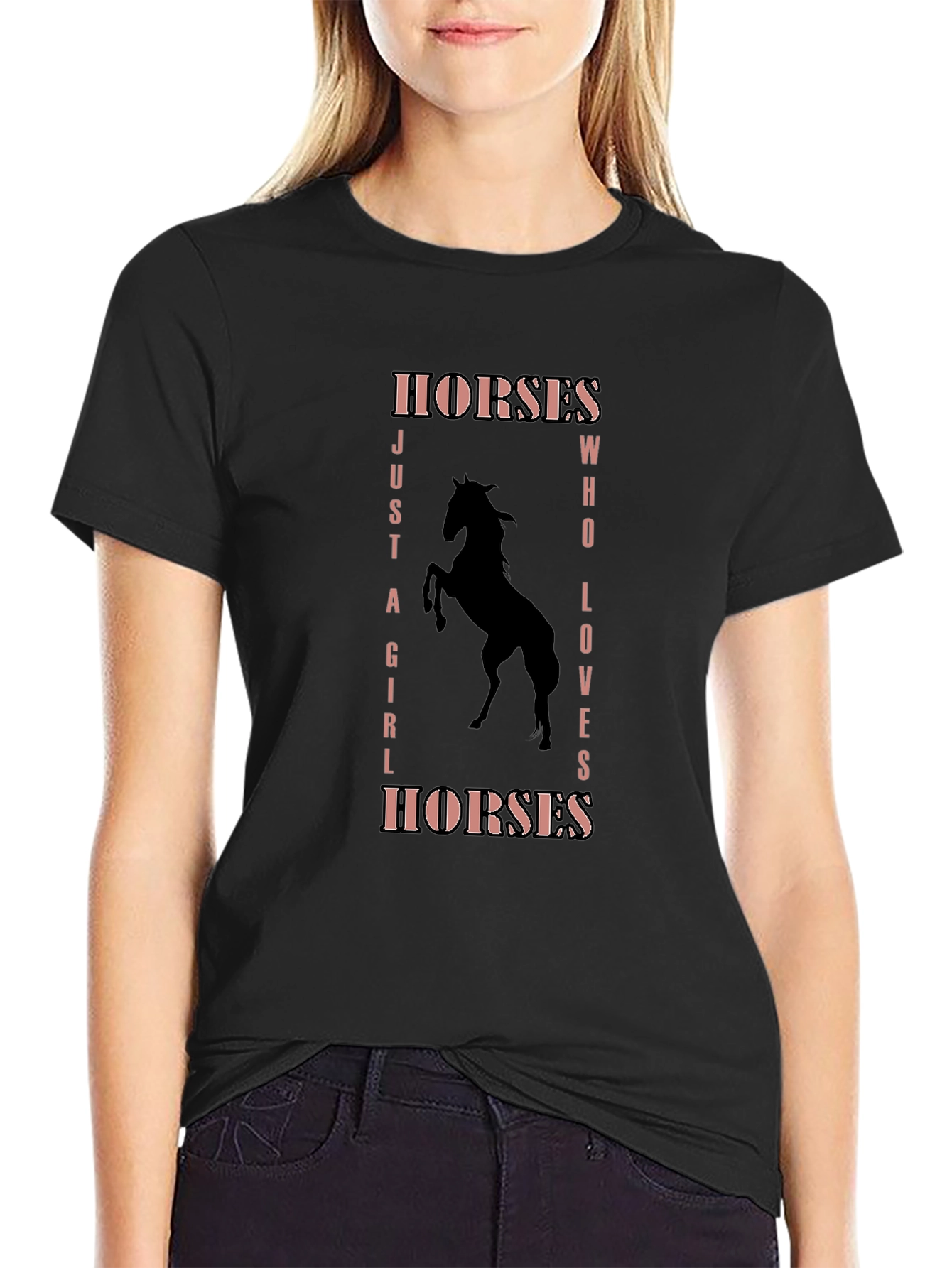 Horses Just A Girl Who Loves T-Shirt