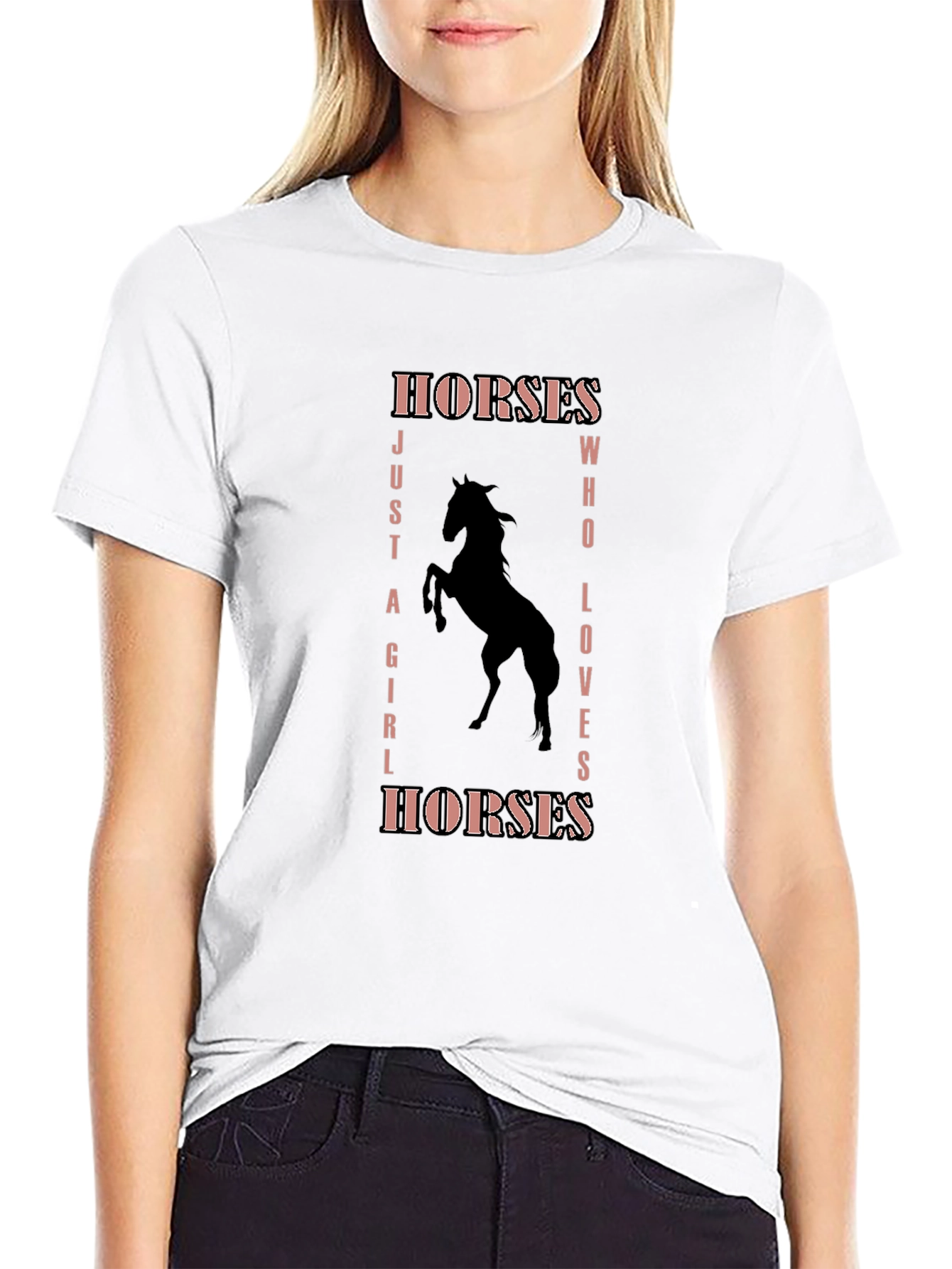 Horses Just A Girl Who Loves T-Shirt