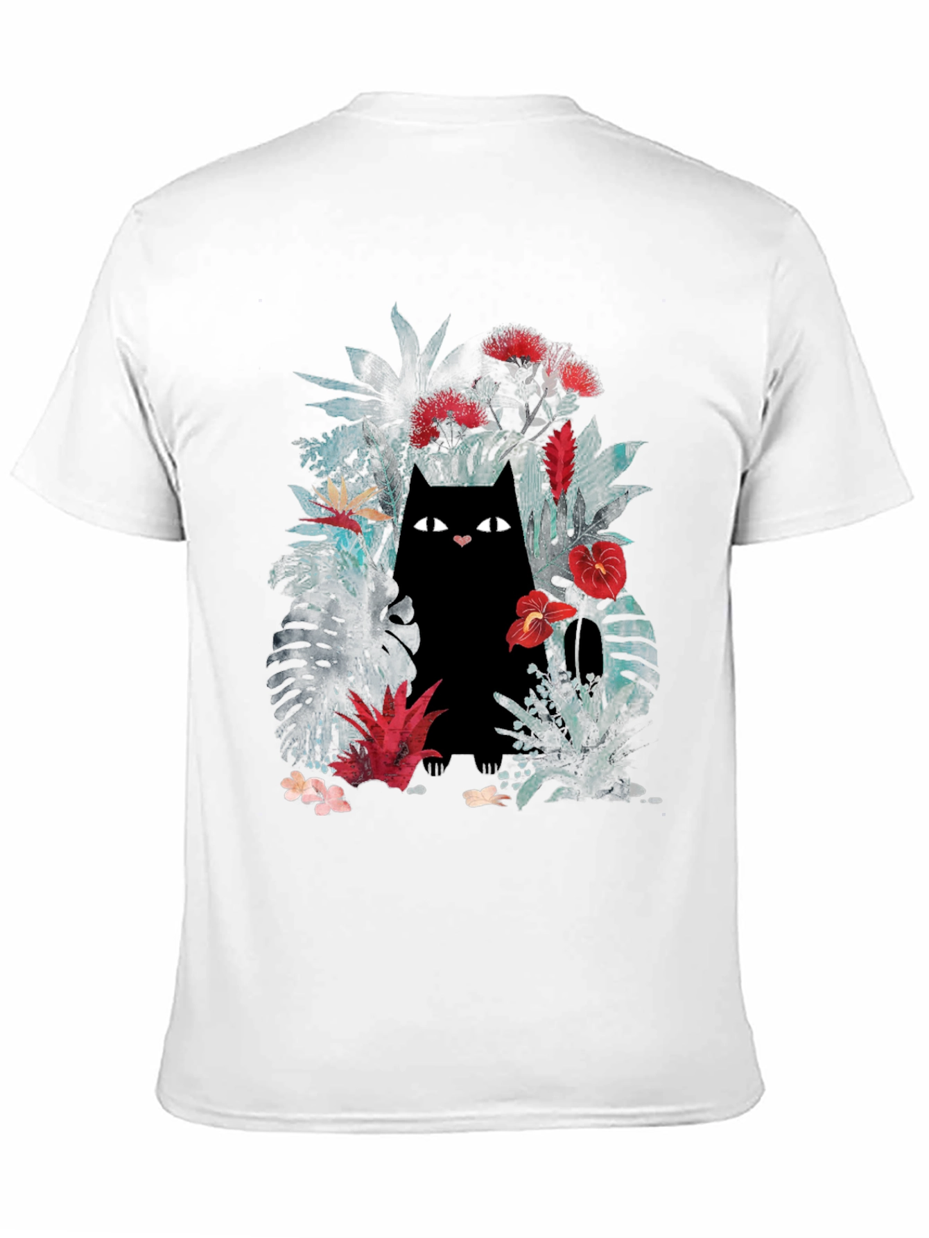 Jungle Cat Graphic Tee - Black