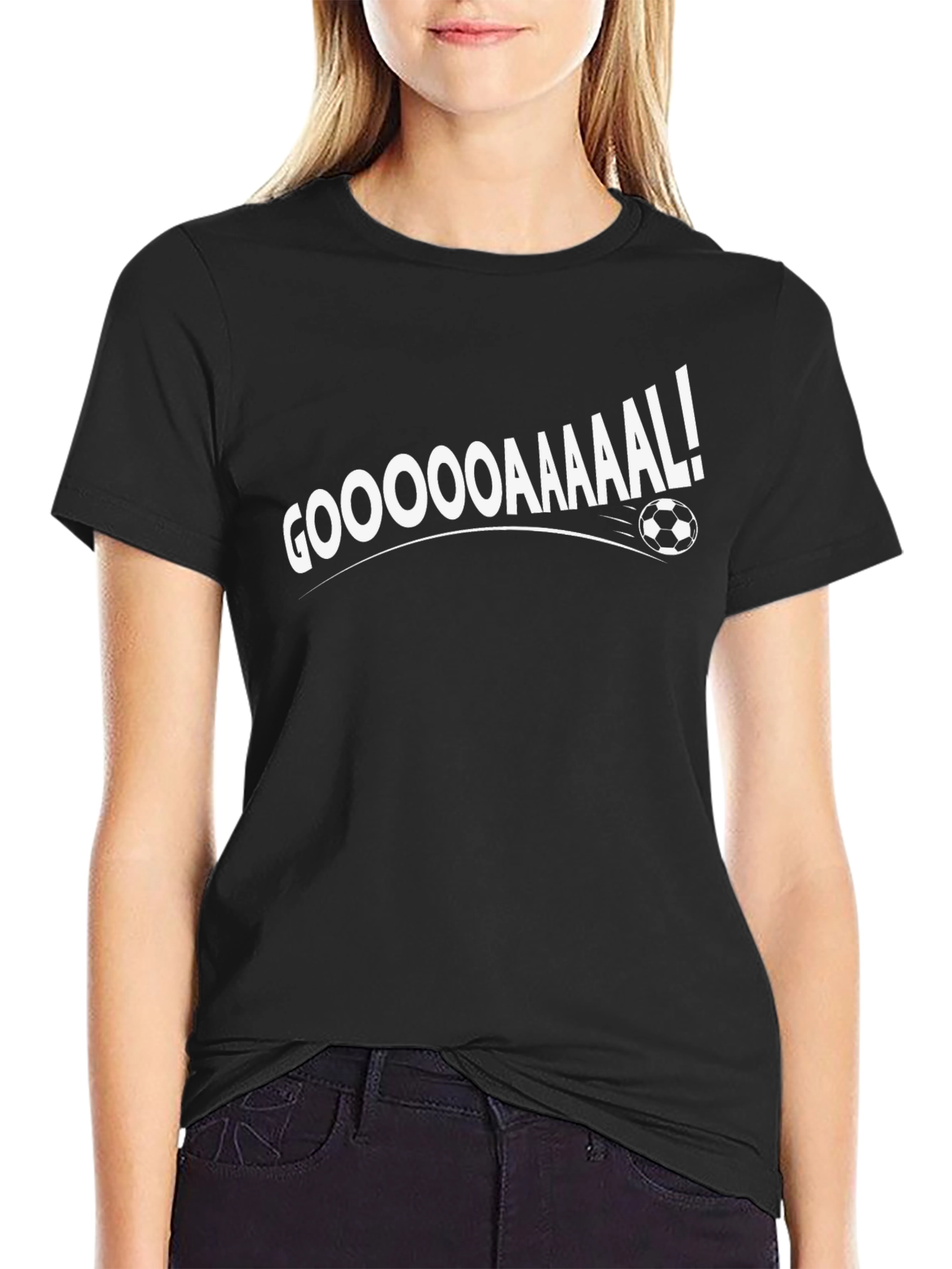 Gooooaaaaal! Soccer T-Shirt - Black