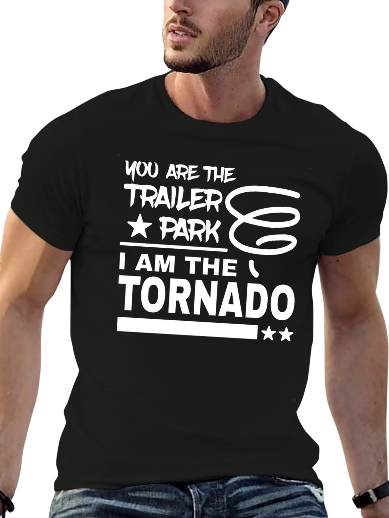 Trailer Park Tornado Novelty T-Shirt